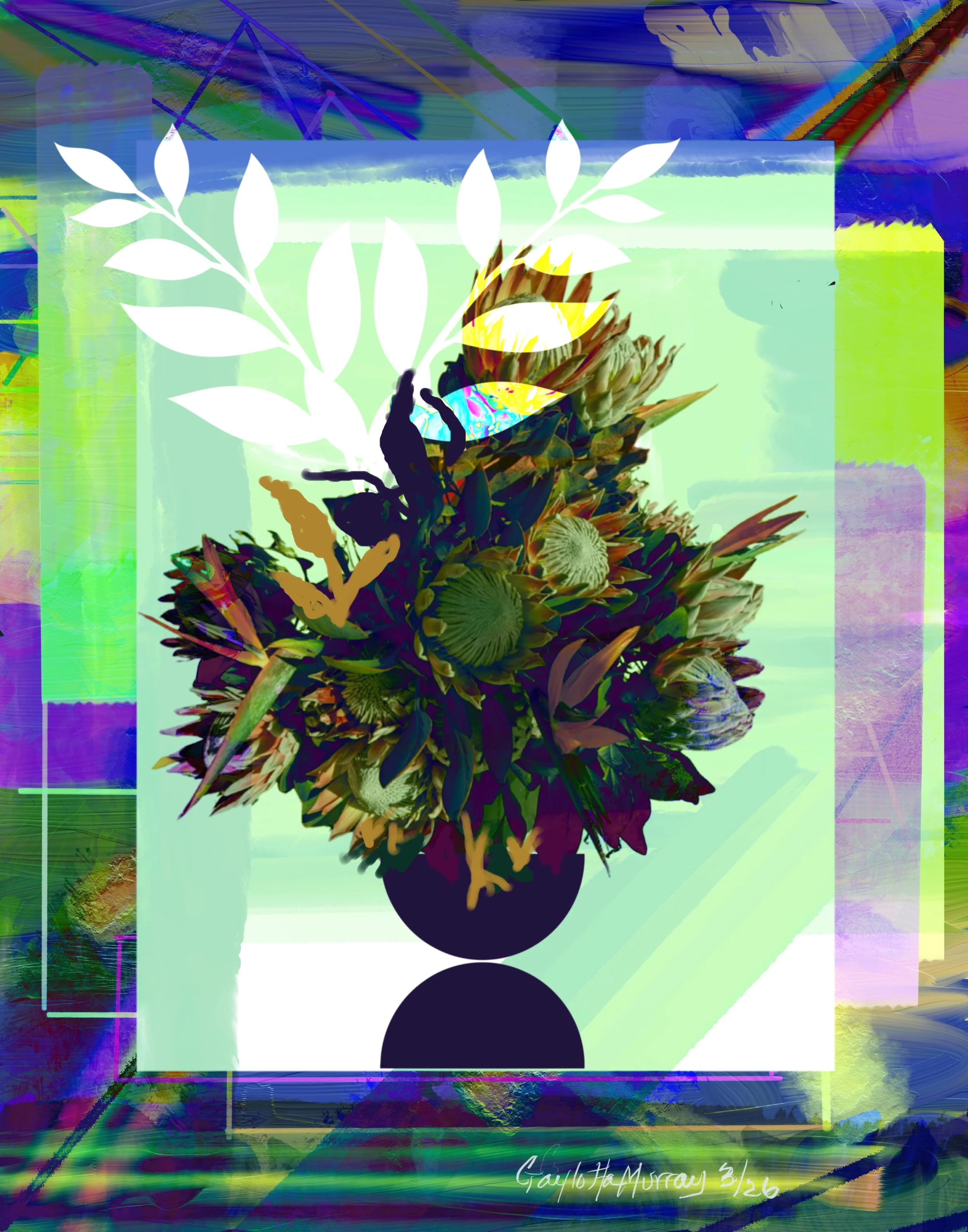 Protea Petals in a Vase.JPG