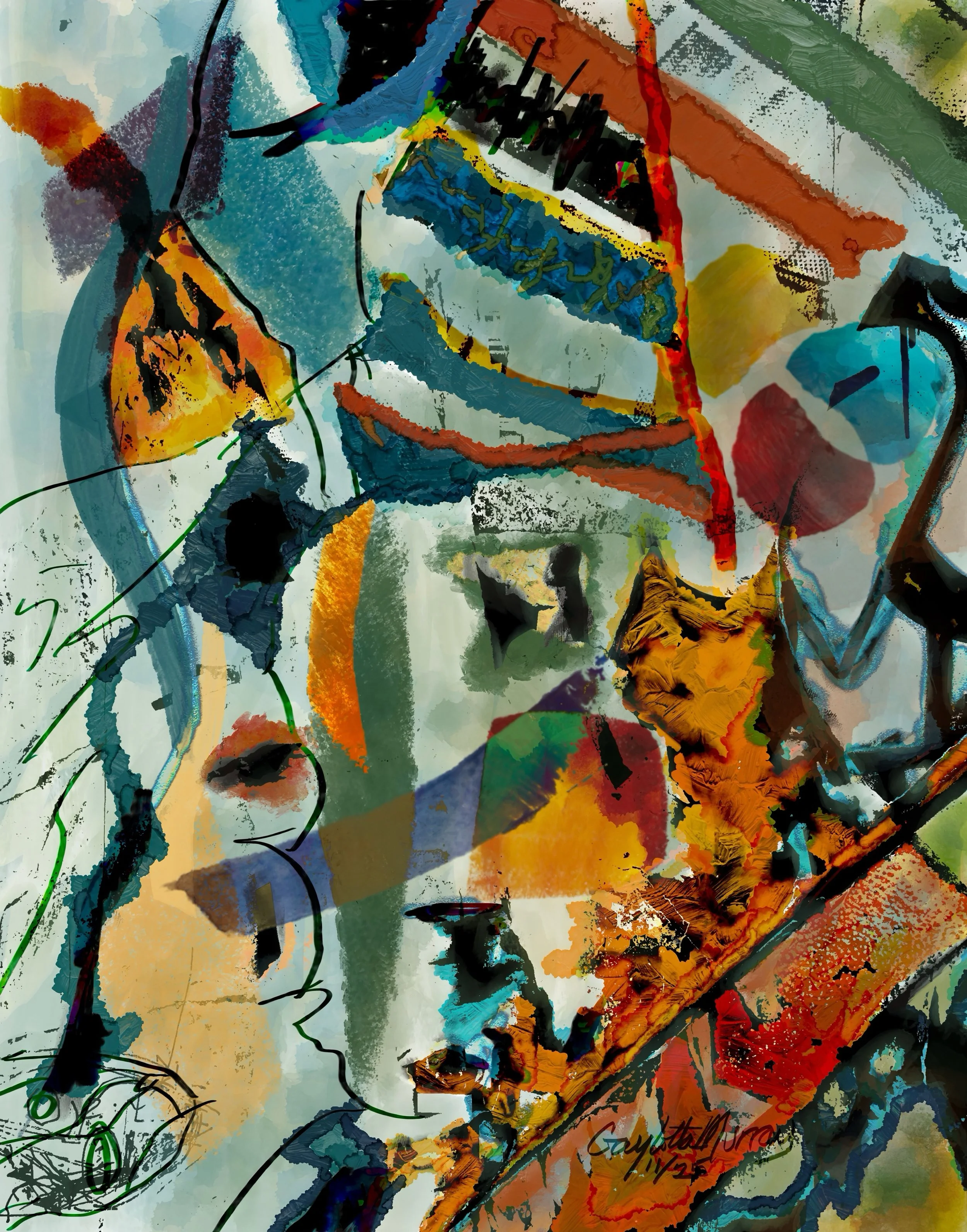 Currents of Becoming Digital Art by Murray