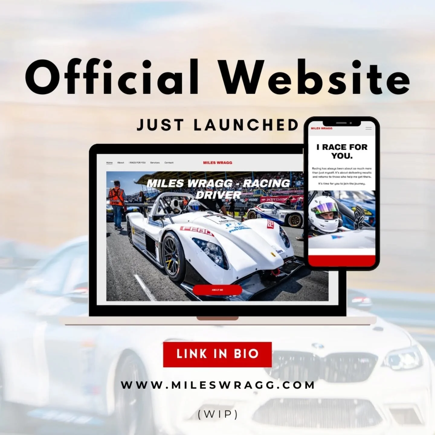 Full throttle into the next chapter🚀 

mileswragg.com is now LIVE! ✅

​I&rsquo;ve finally built my own website as a hub to my life behind the wheel - from my career so far to the latest race footage in the coming years. It&rsquo;s been a massive pus