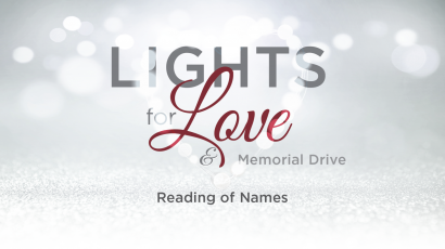 Lights for Love Reading of Names