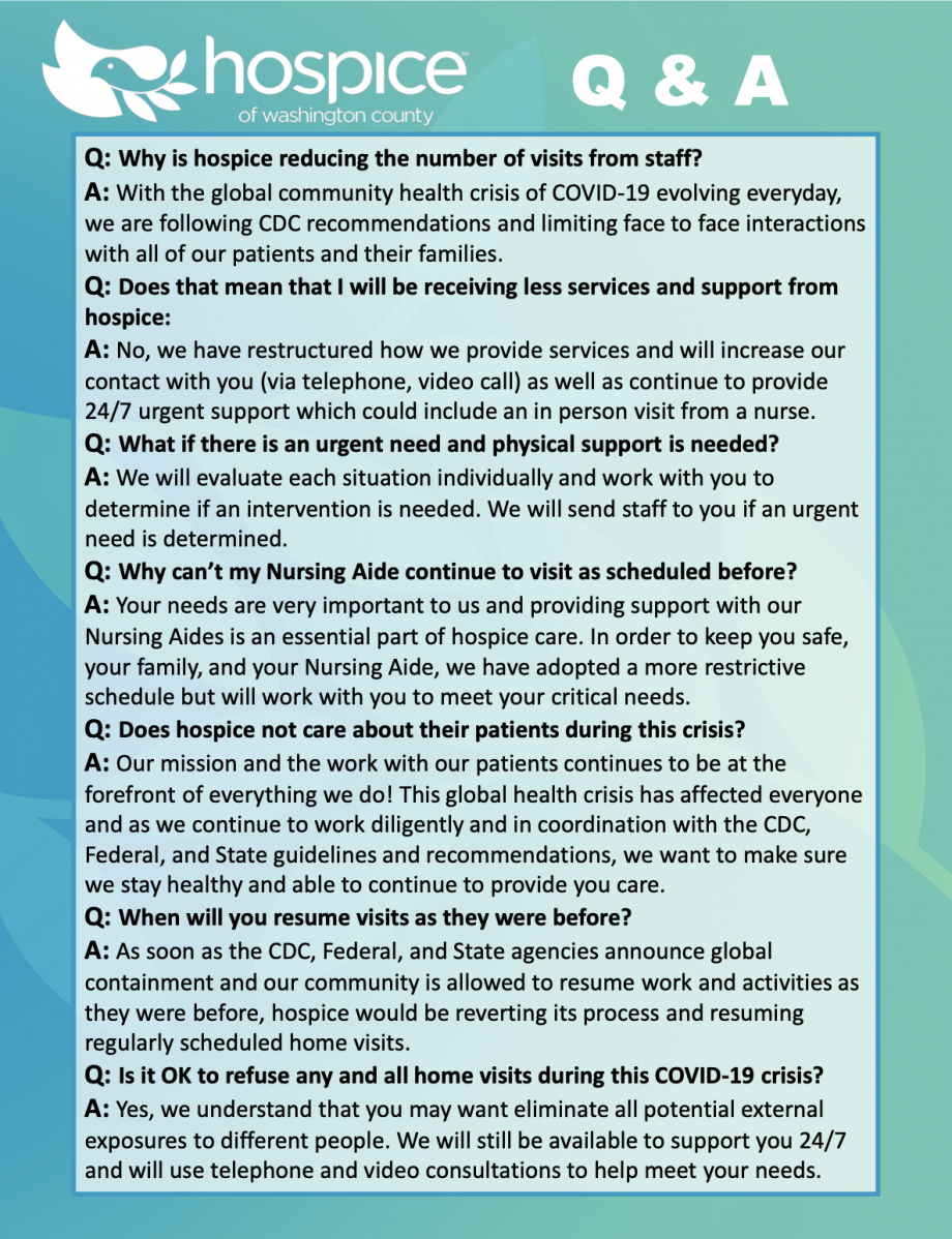 April 2020 COVID Protocol