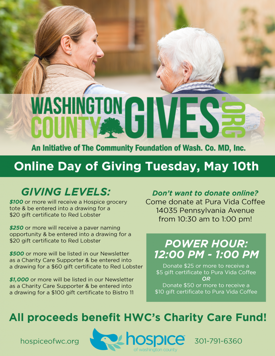 Washington County Gives: Donate to our Charity Care Fund!