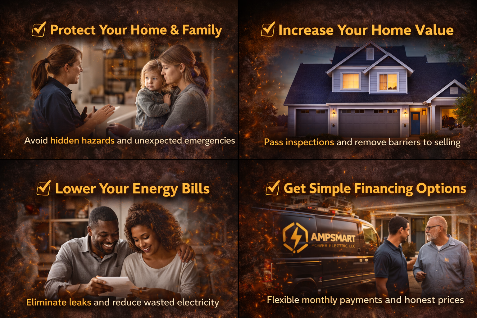 Hazardous knob and tube wiring with deteriorated insulation and exposed live wires sparking inside an old wall, demonstrating common electrical fire risks in pre-1950 Massachusetts homes.