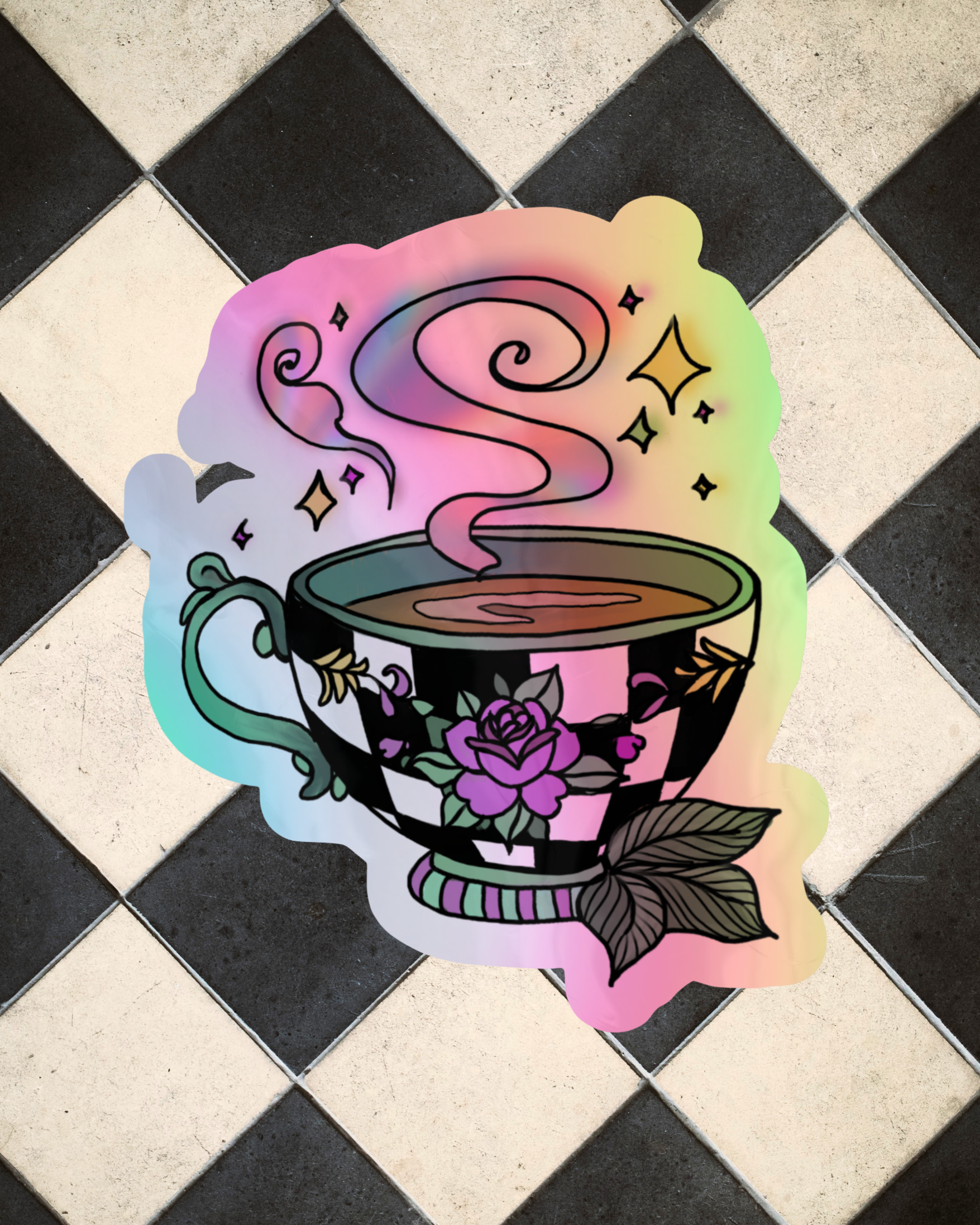 Magical Tea Cup Sticker