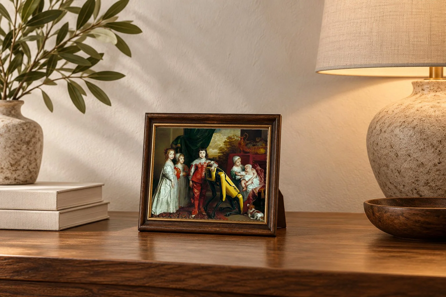 five-children-robot-dog-tabletop-picture-frame.jpg