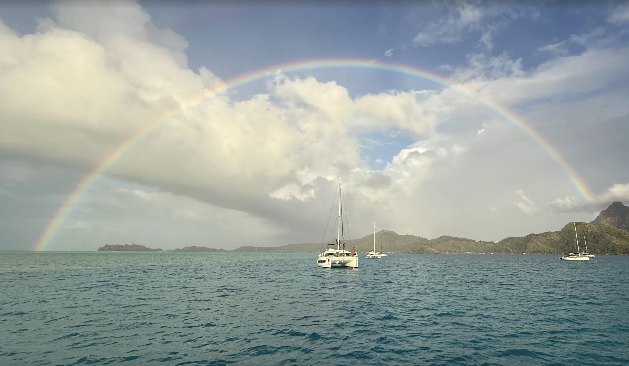 Catamaran charter through the Islands of Tahiti. Tahaa, Bora Bora, Raiatea and Tahiti