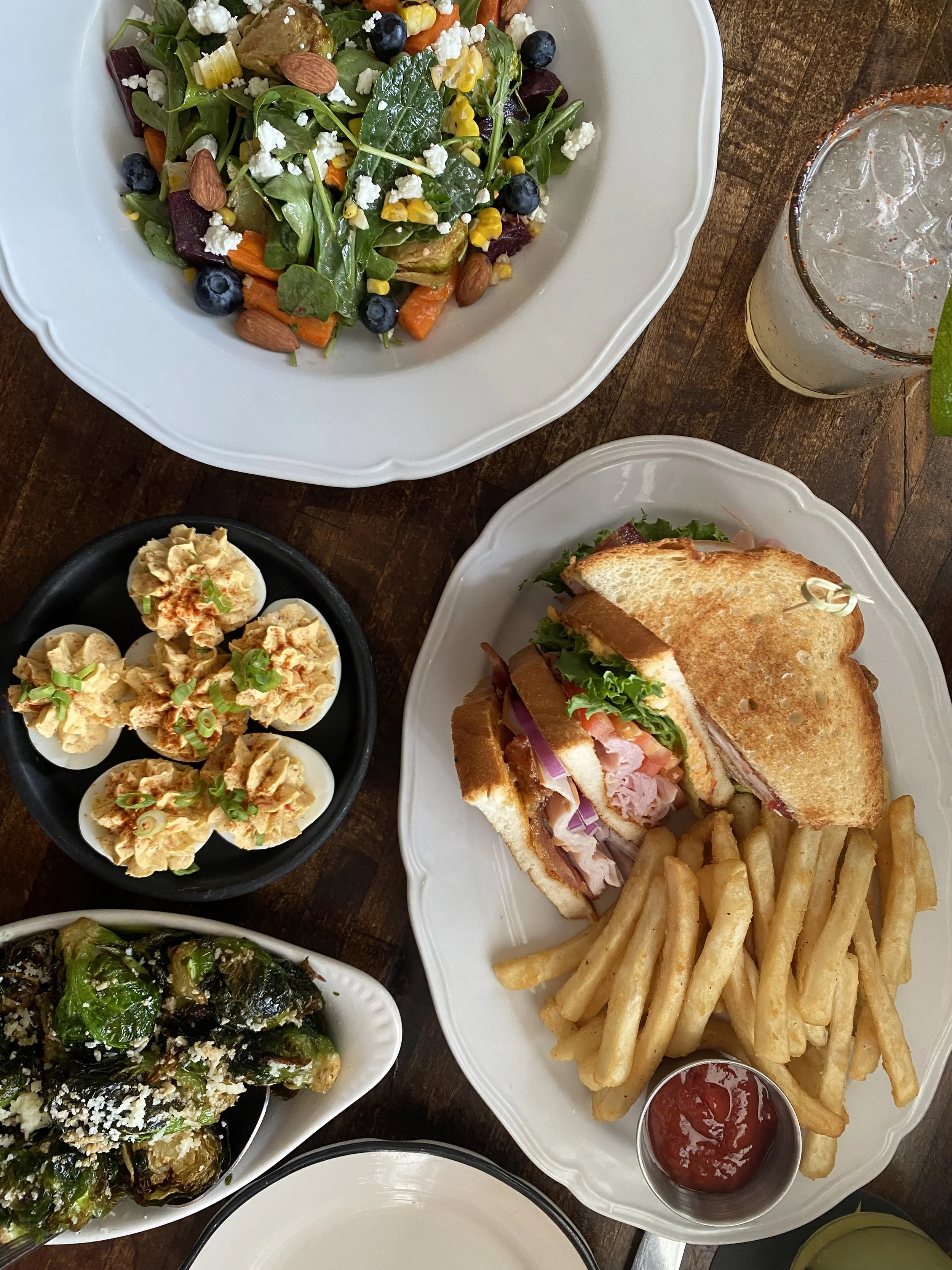 Moonshine Austin Salad Sandwiches Light Lunch