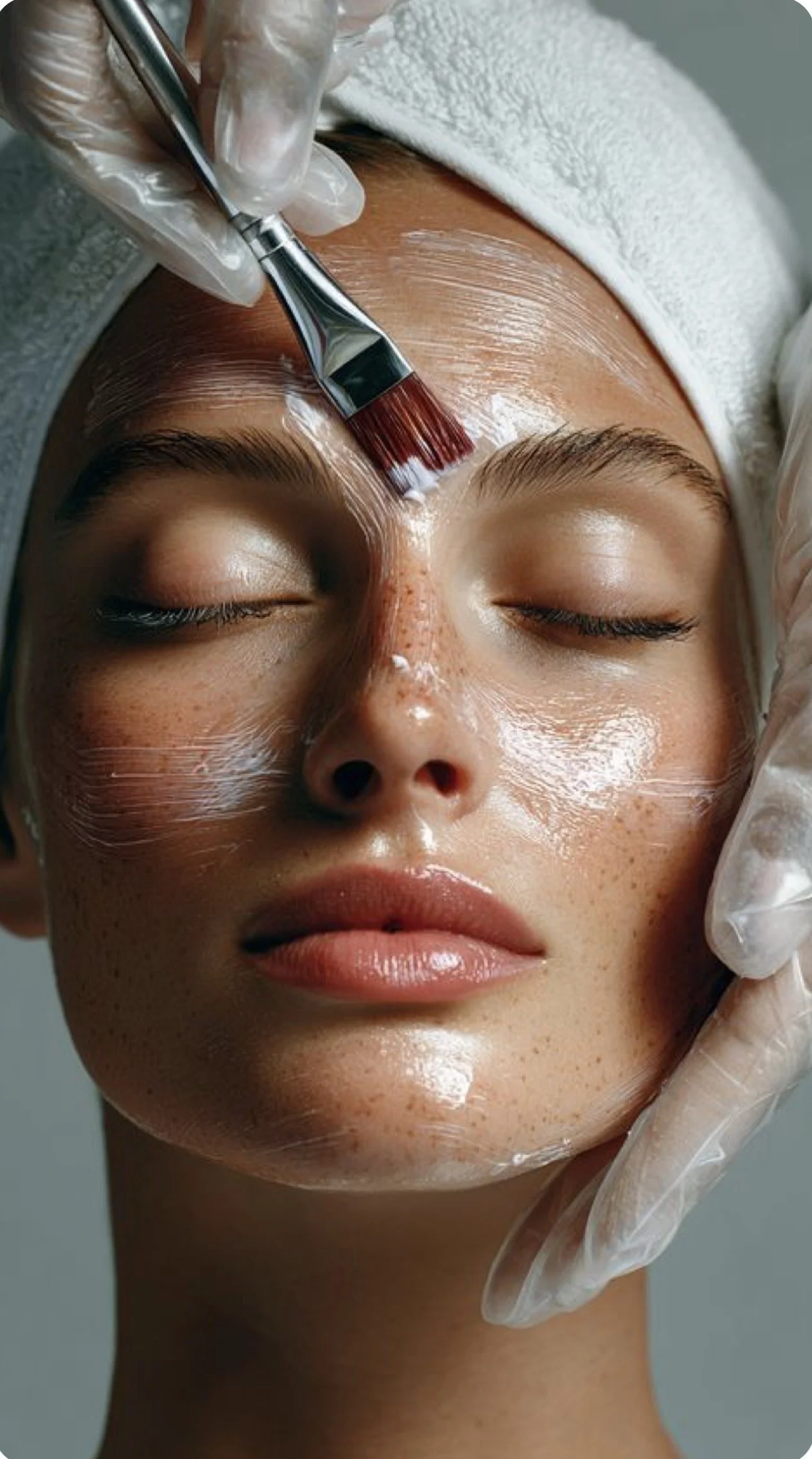 Facial treatment prep