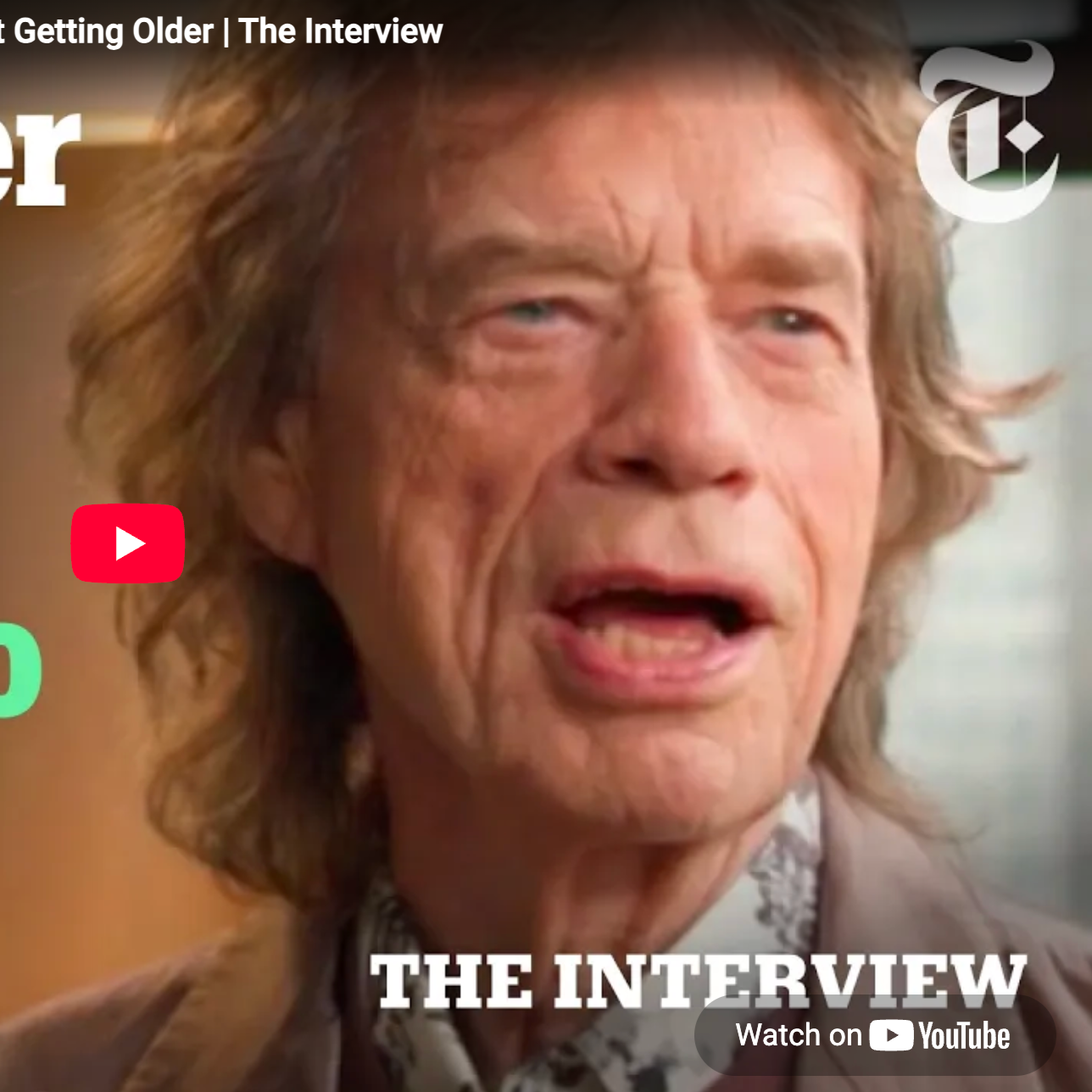 'That's a good question': Mick Jagger shines a light on a common filler phrase