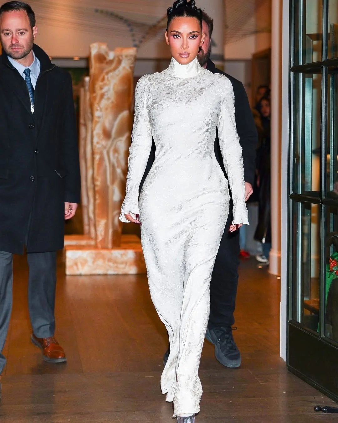 Over the next few days, as part of our rebrand, we are going to feature some of our favourite ladies, wearing pieces that they have purchased from us, over the past 15 years.

First is Kim, wearing a white damask bias-cut gown, from John Galliano&rsq