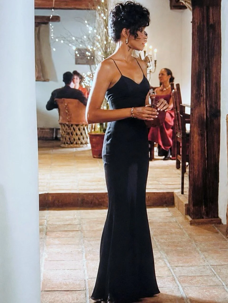 John Galliano 1995 scallop bias-cut slip gown, as worn by Whitney Houston in the 1995 feature film &ldquo;Waiting to Exhale&rdquo; is available to purchase at The Fashion Arbiters.

The version of the gown that we have available features a puddle tra