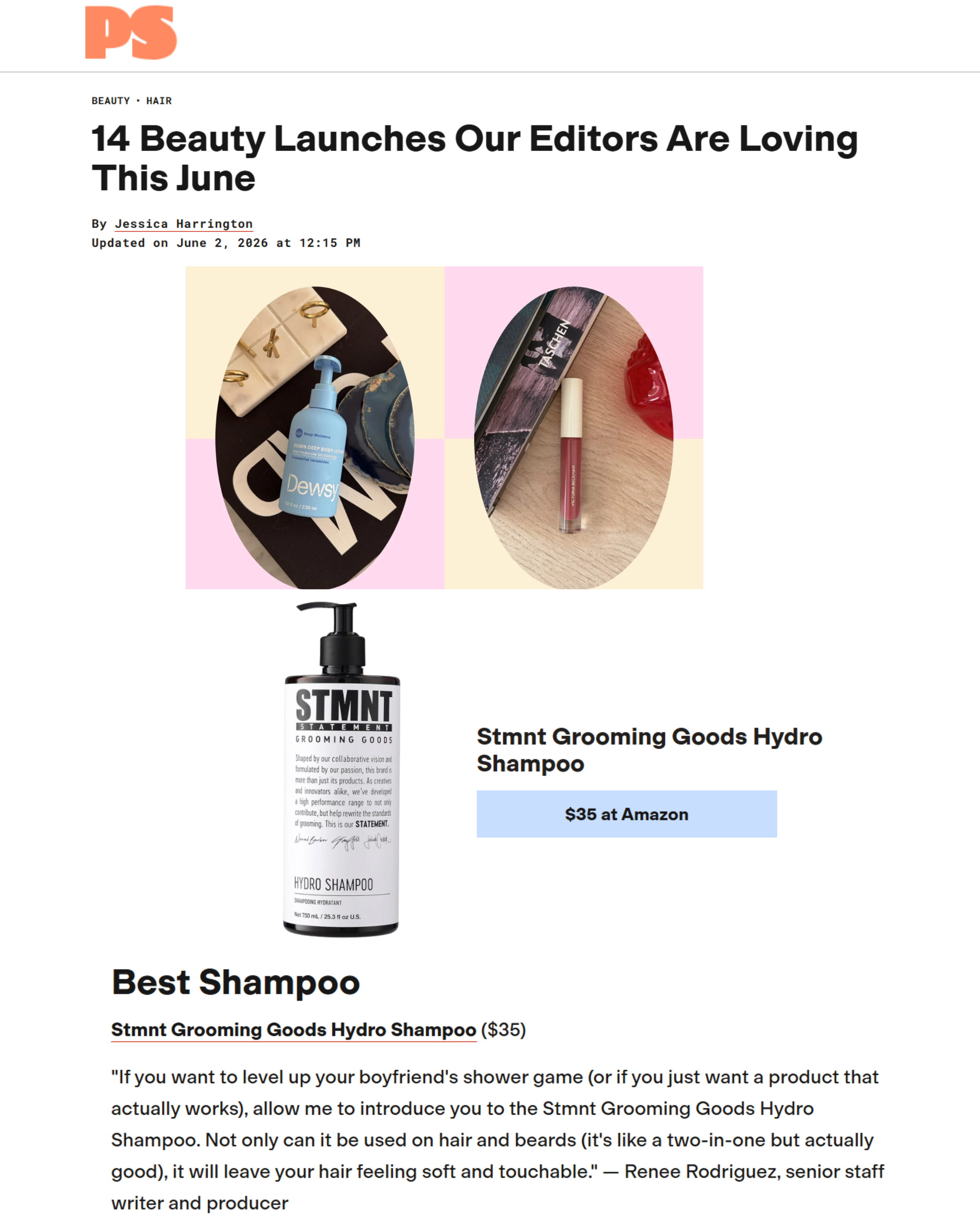 PopSugar: June Beauty Launches