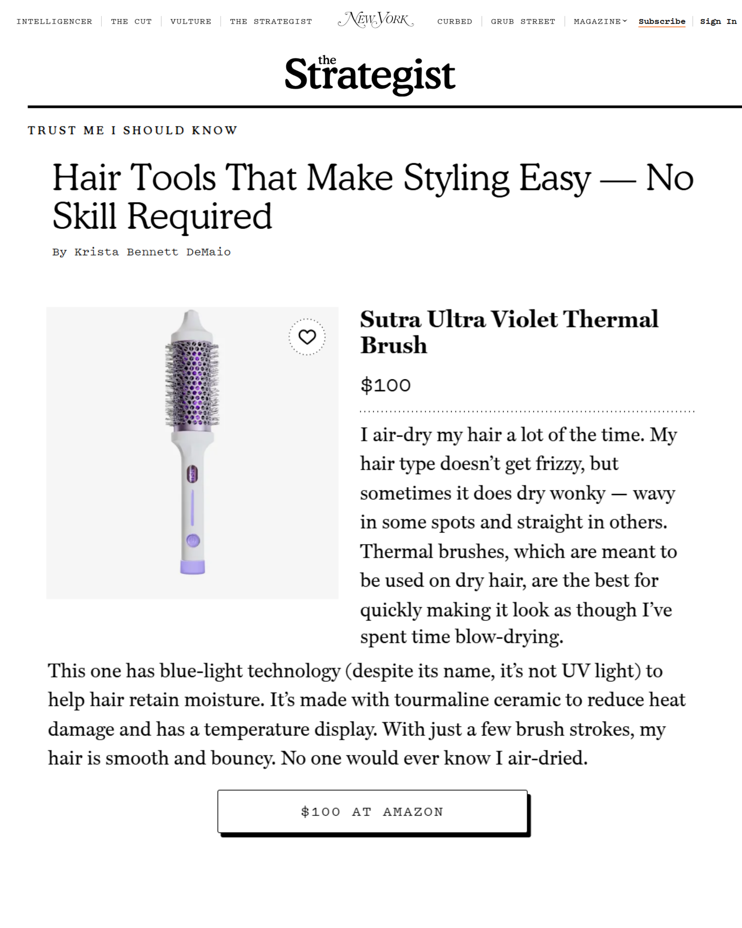Strategist: Hair Tools That Make Styling Easy — No Skill Required