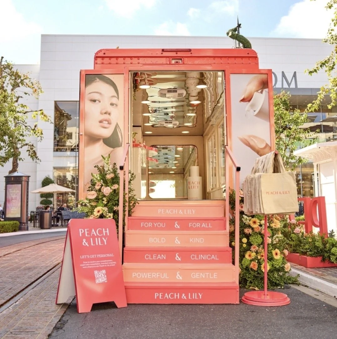 Peach & Lily 5 Year Anniversary Bus Activation in LA