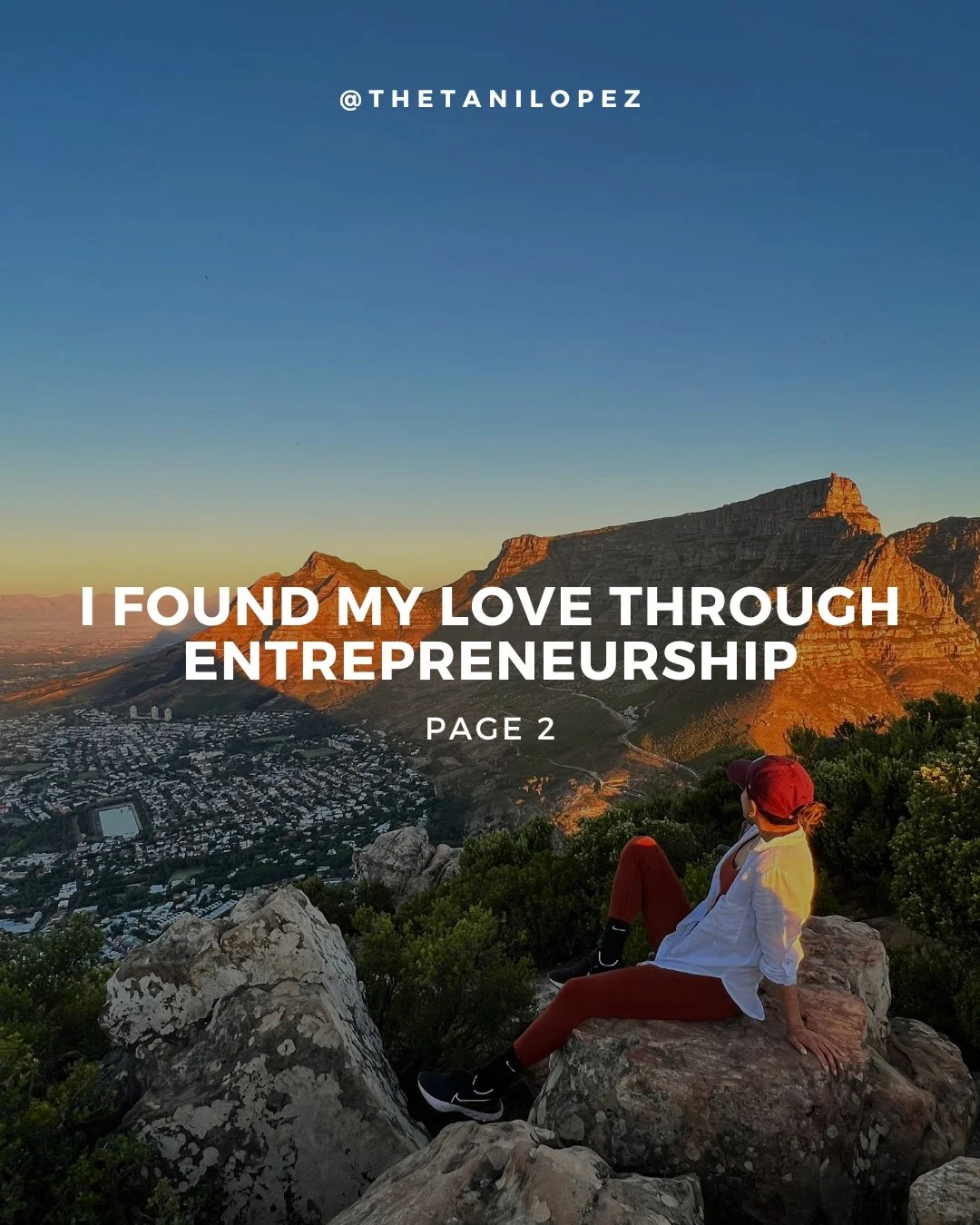 Page 2 of Tani's Entrepreneur Journey To Love