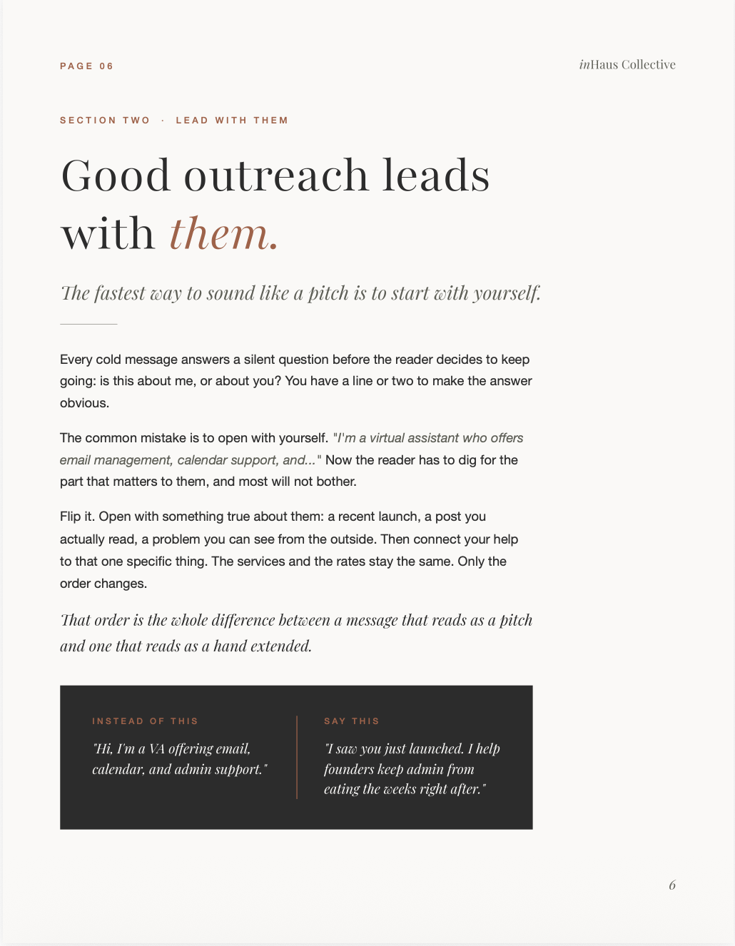 The 30-second fit check for qualifying VA outreach prospects
