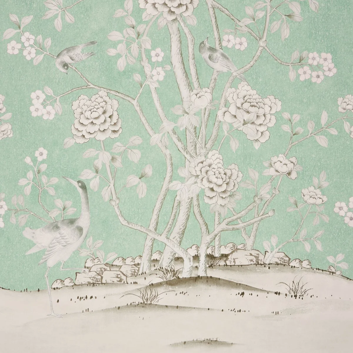 Chinoiserie Wallpaper Panels: How Schumacher Chinois Palais Turns a Wall Into a Mural