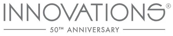 Logo of Innovations celebrating its 50th anniversary.