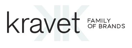 Kravet Family of Brands logo with the word 'kravet' and 'FAMILY OF BRANDS' text.