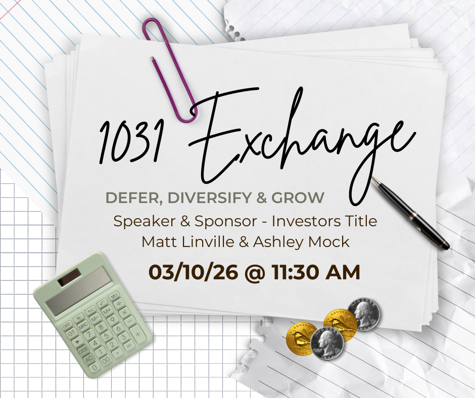 1031 EXCHANGE with Investors Title Matt Linville