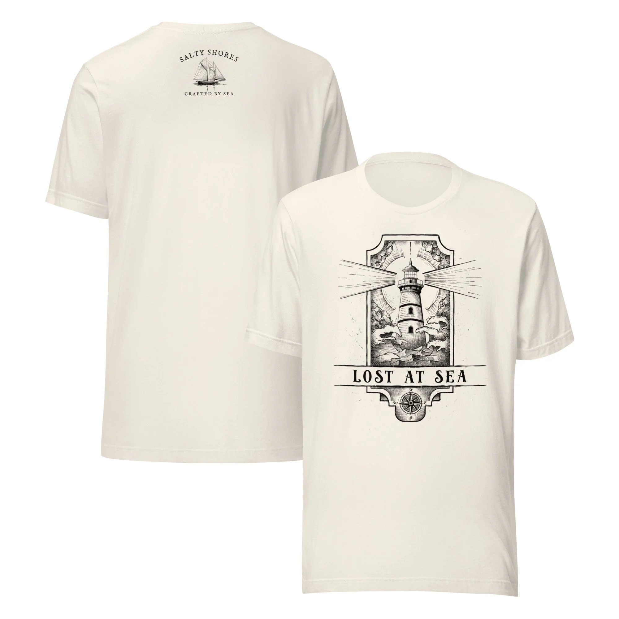 T-shirt “Lost at Sea” – Illustration marine originale