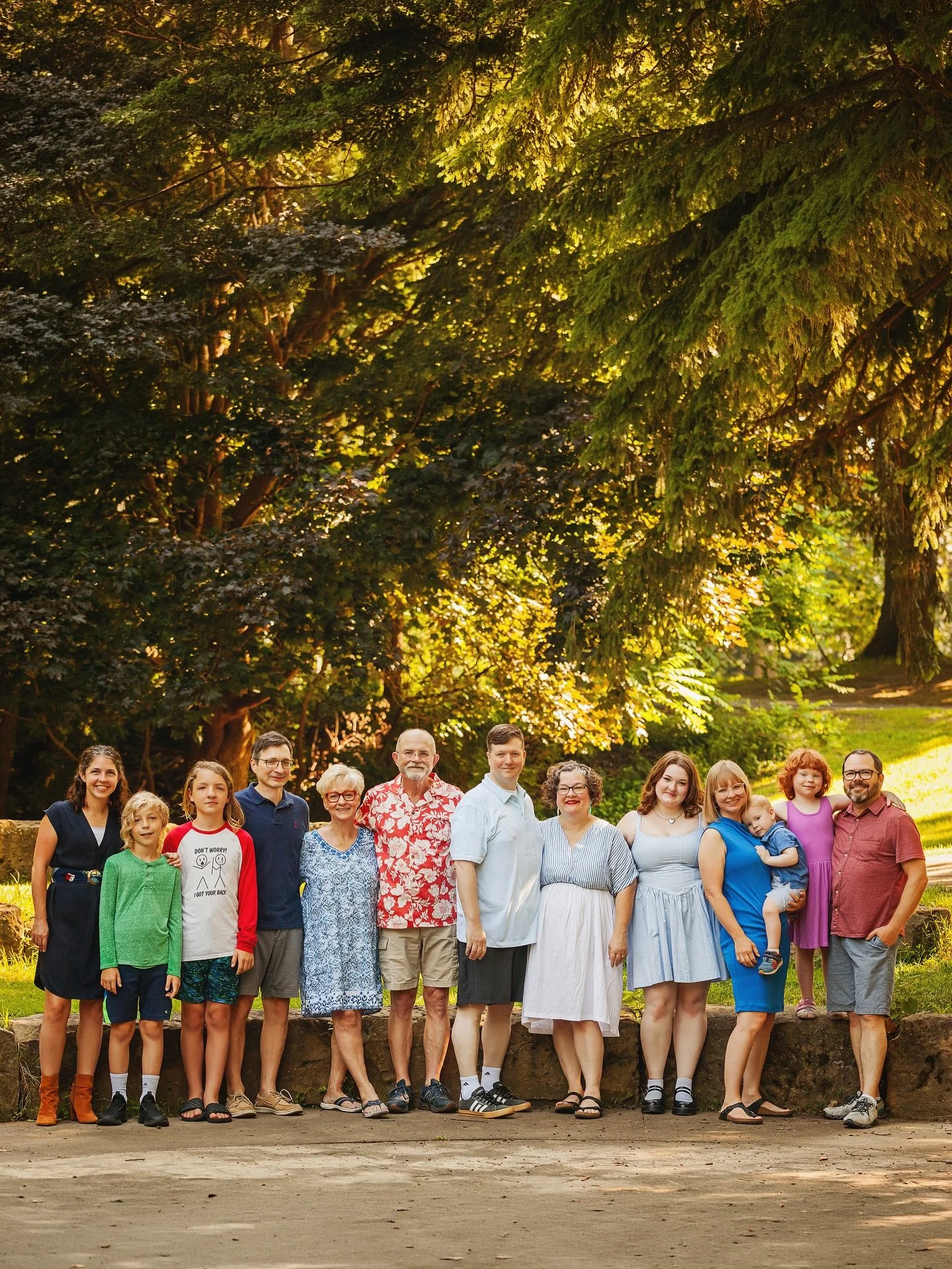 Fifty years with someone. Isn&rsquo;t that beautiful? And the whole family showing up to celebrate it. 🎉

Thirteen people gathered at Plum Creek Park in Kent on a warm July morning, siblings in from out of town, kids and partners in tow, a Fourth of
