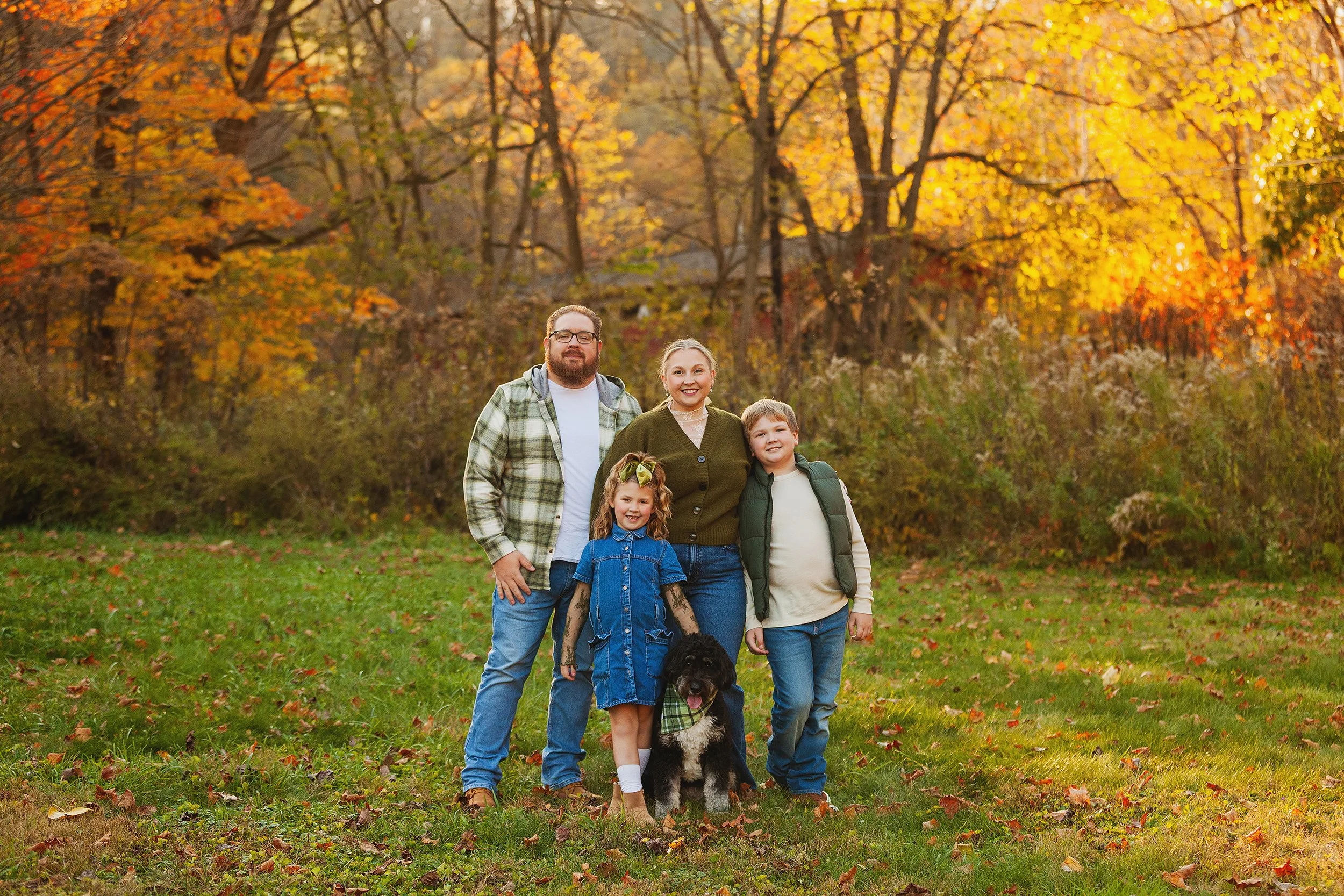 "He'll Knock Me Down!": A Fall Family Session at the Everett Road Covered Bridge