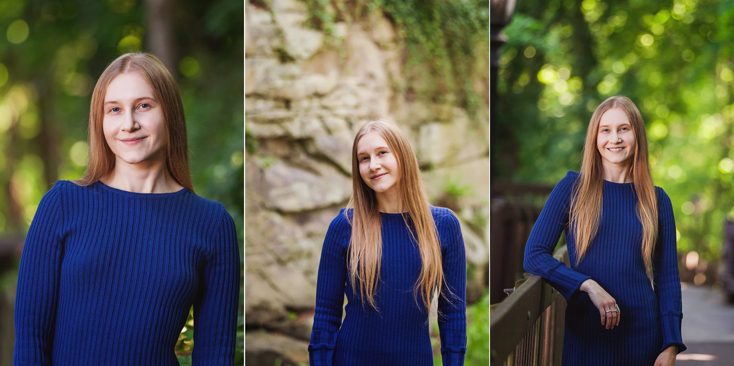 Woman in blue dress linkedin heasdhots in northeast ohio