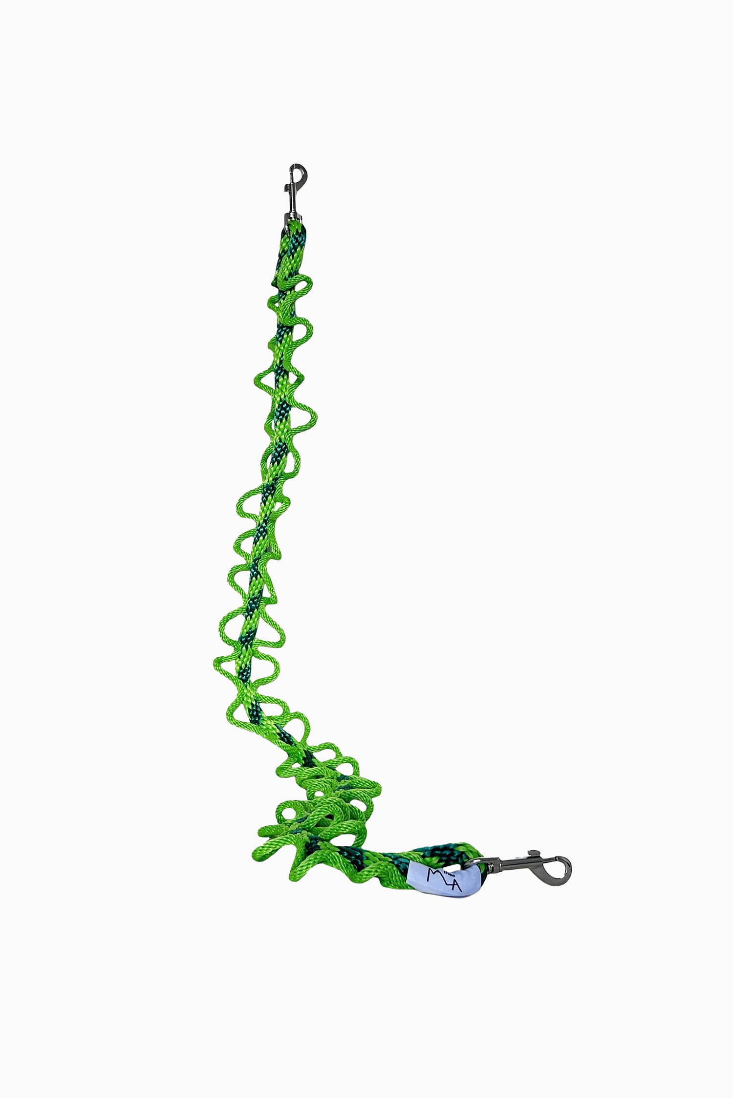 GREEN FLECKS & LIME GREEN WIBBLY WOBBLY WONDER CROSSBODY STRAP