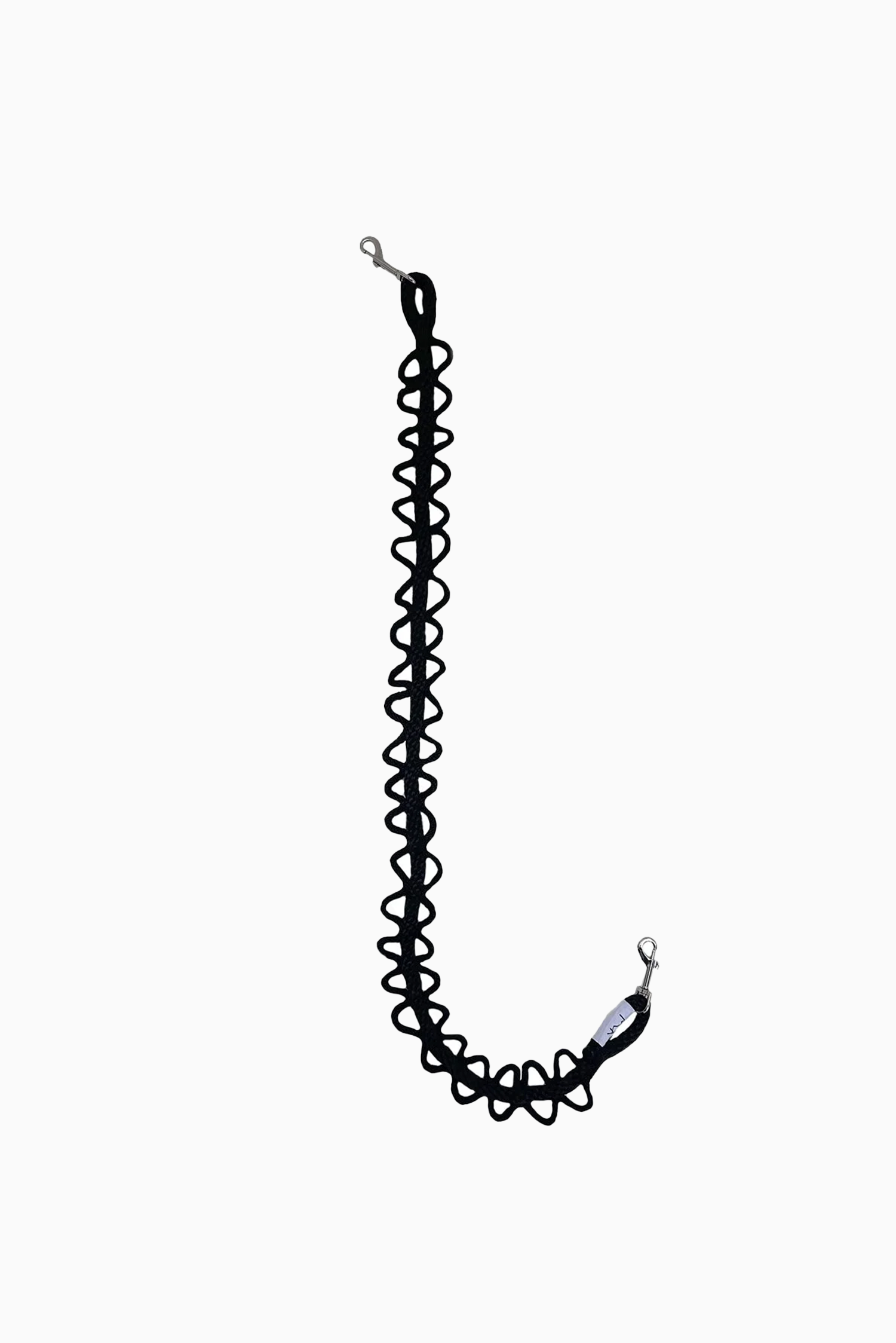 BLACK WIBBLY WOBBLY WONDER CROSSBODY STRAP