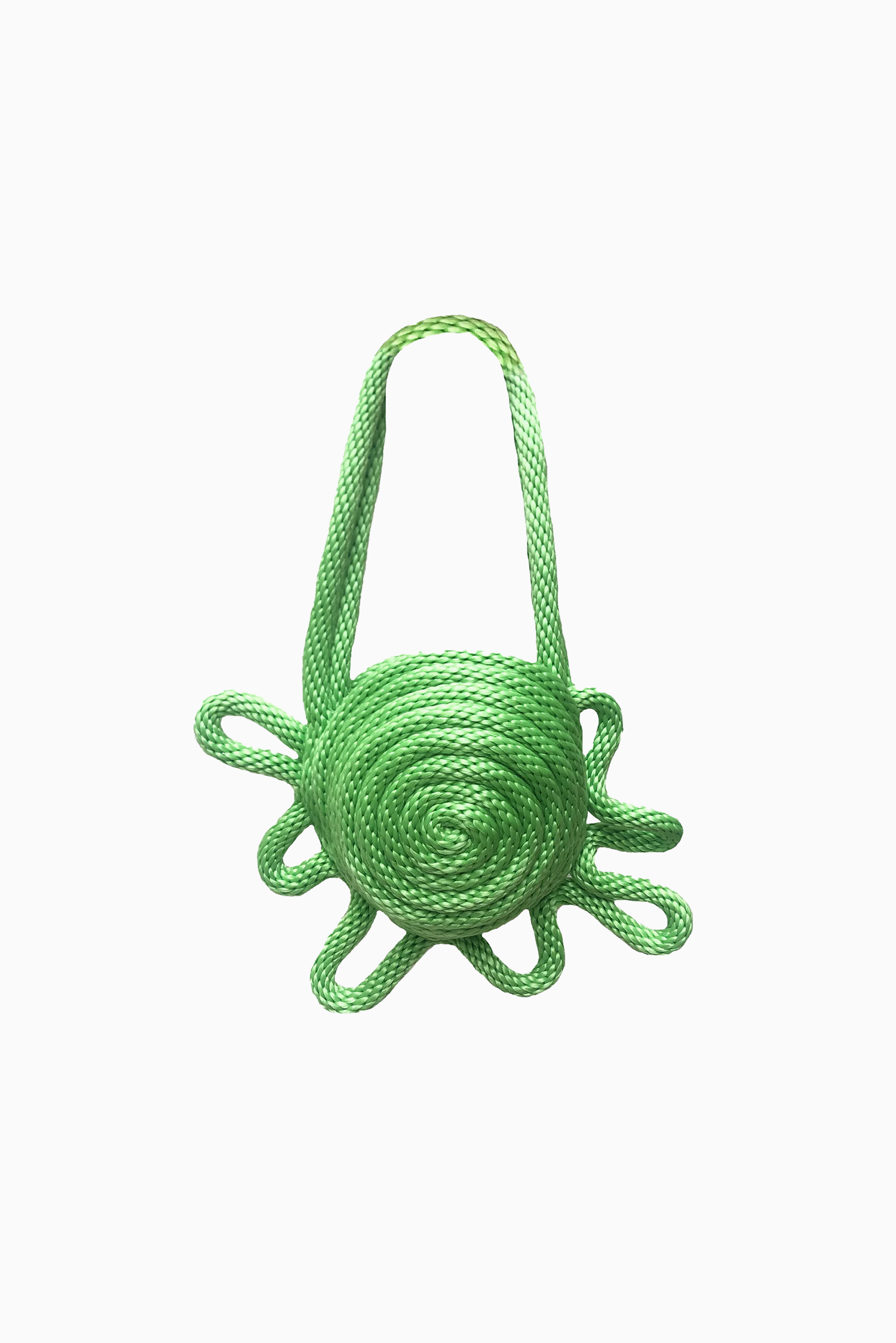 TWISTED THISTLE HANDBAG: LIME GREEN