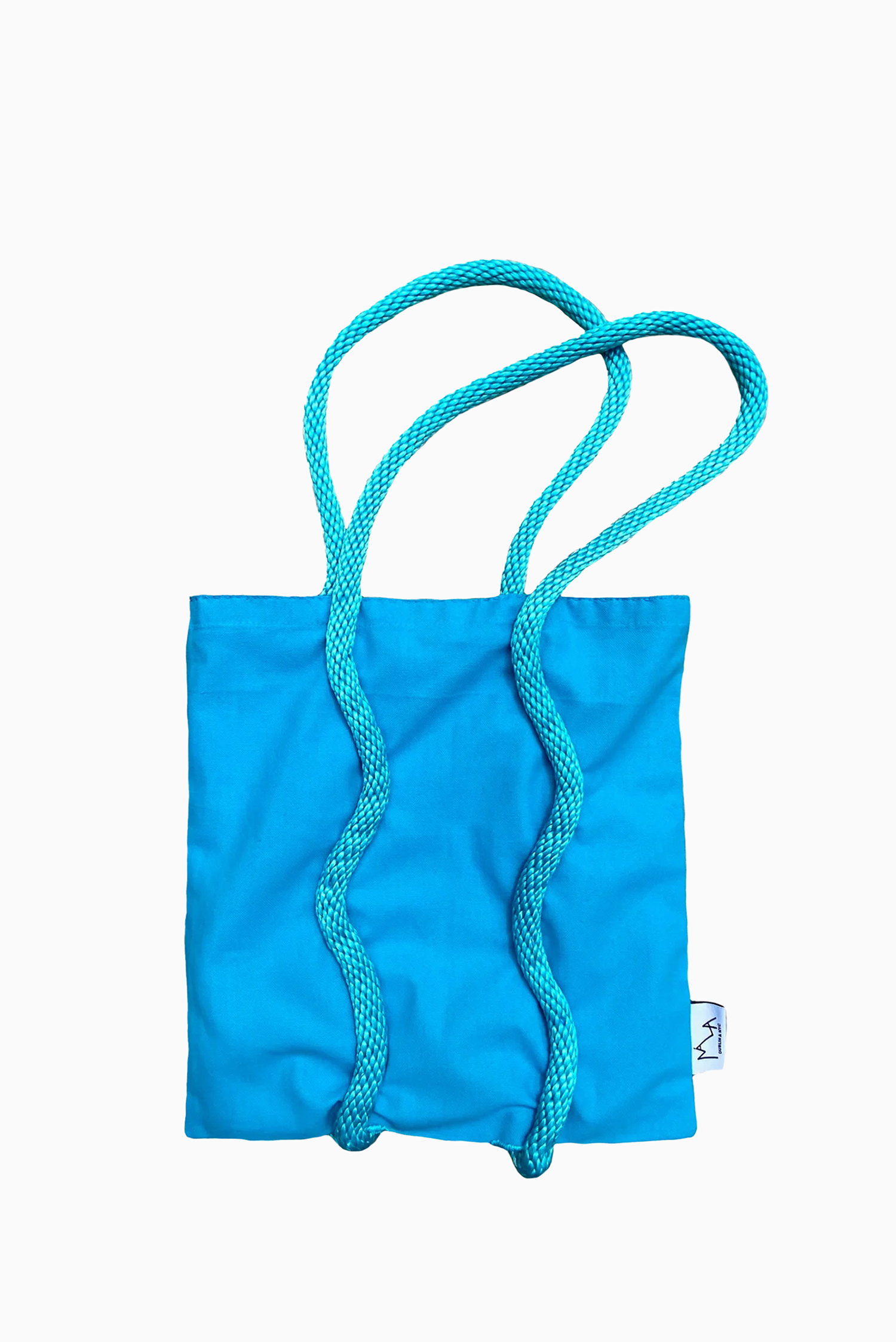 BLUE & BLUE  WIBBLY WOBBLY WONDER TOTE BAG