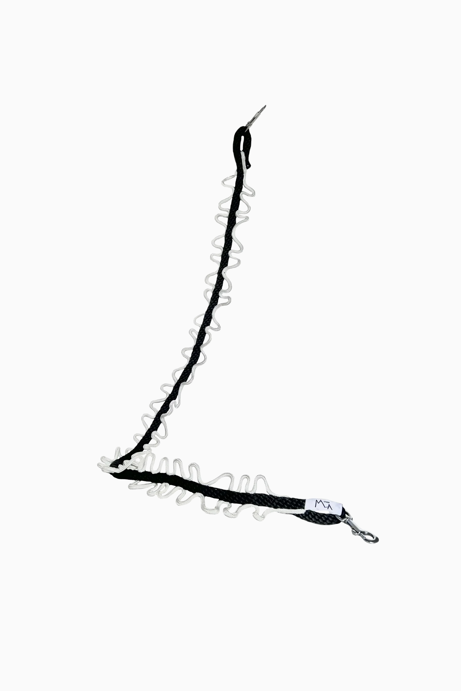 BLACK & WHITE WIBBLY WOBBLY WONDER CROSSBODY STRAP