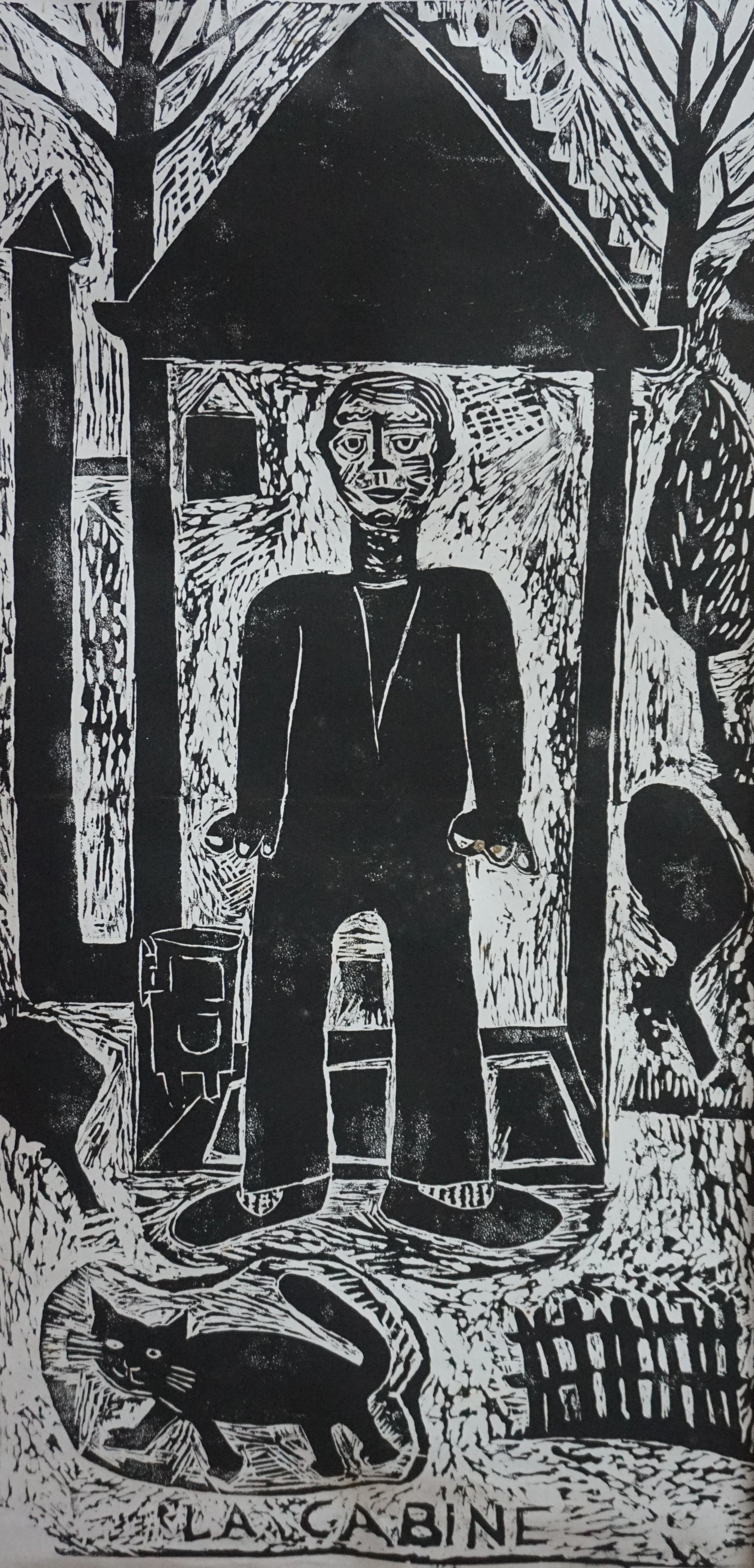 78. La cabine.lino cut.JPG