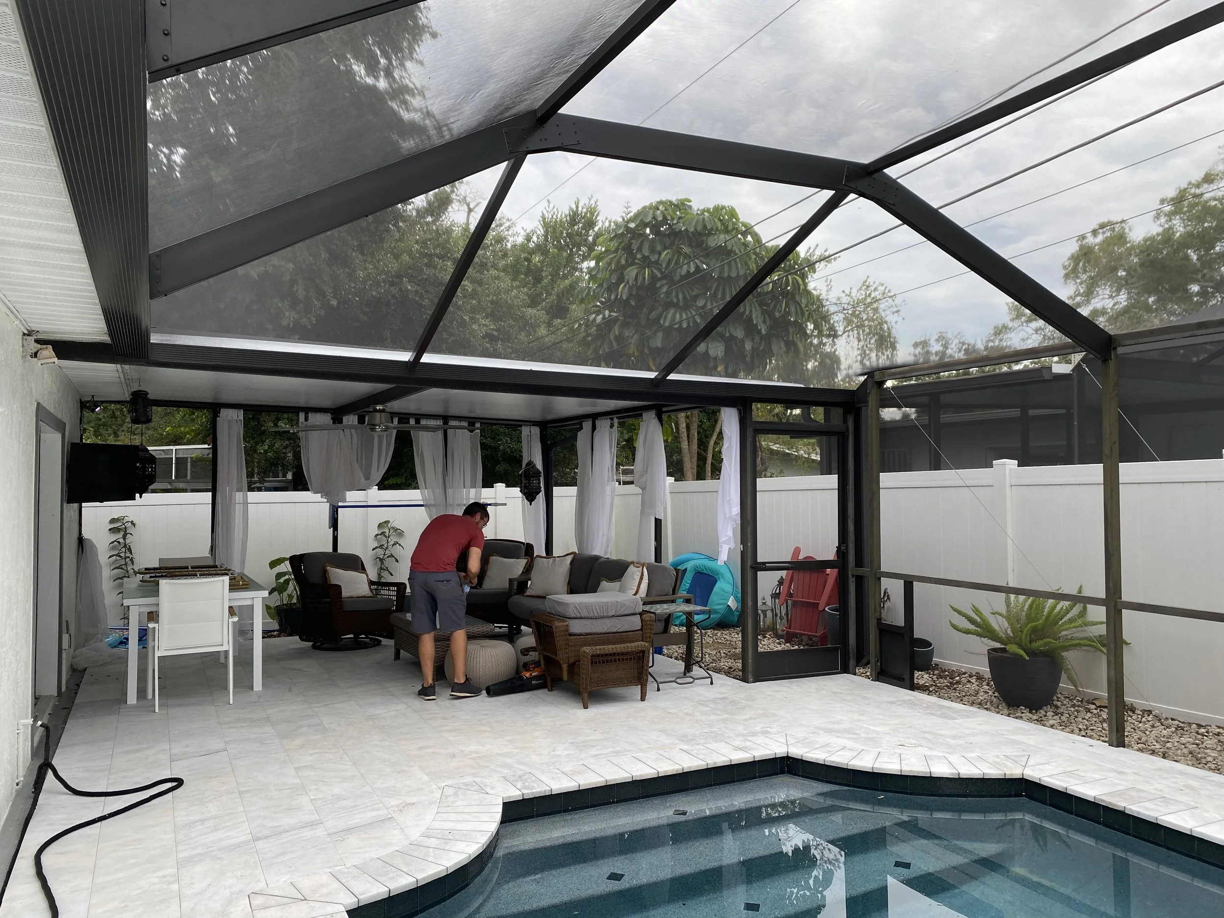 Bayside Screen Custom Pool Enclosure