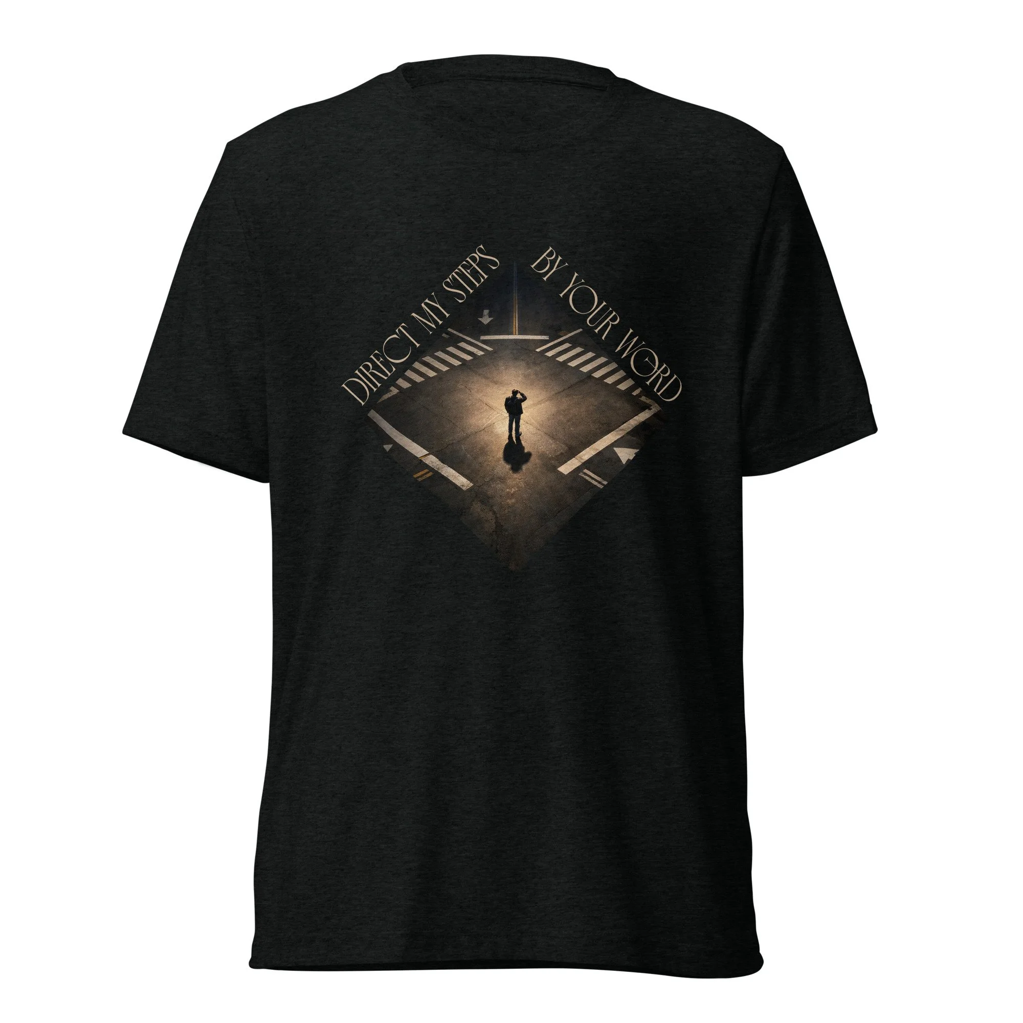 Unisex Lightweight Tri-Blend T-shirt | Bella + Canvas | Footsteps