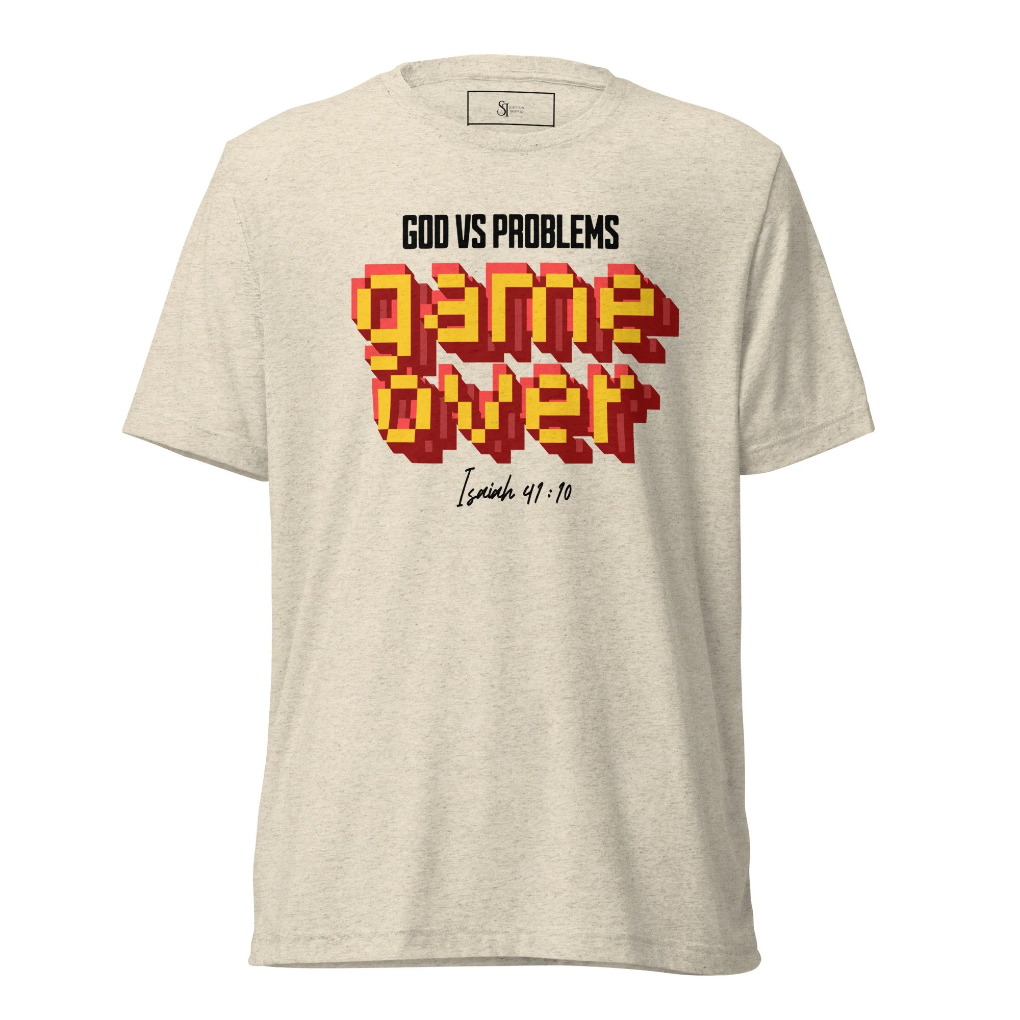Unisex Lightweight Tri-Blend T-shirt | Bella + Canvas | Game Over
