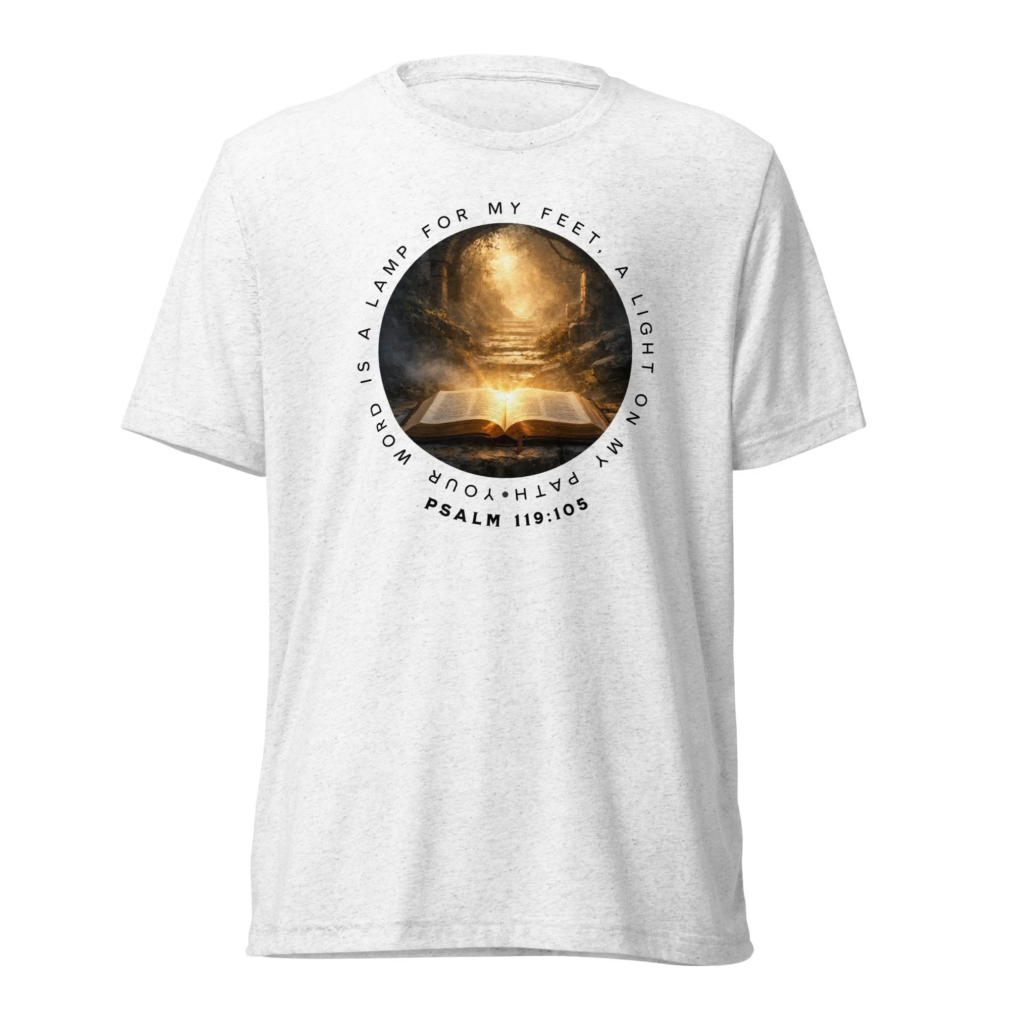 Unisex Lightweight Tri-Blend T-shirt | Bella + Canvas | Light On My Path