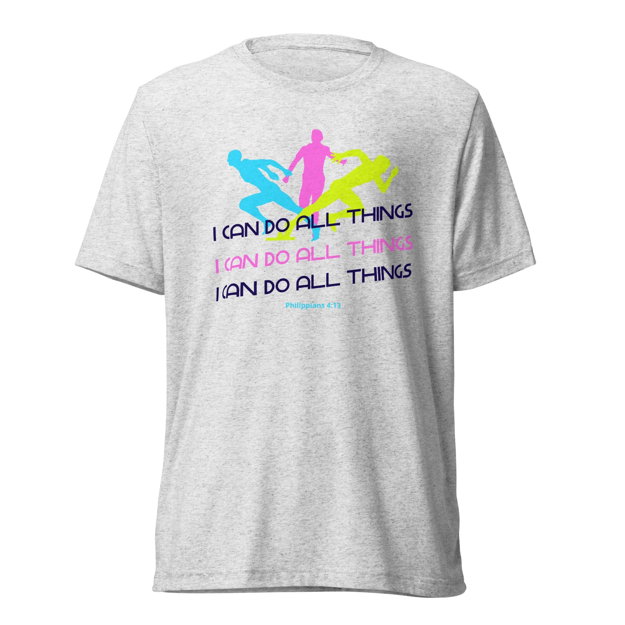 Unisex Lightweight Tri-Blend T-shirt | Bella + Canvas | I Can Do All Things