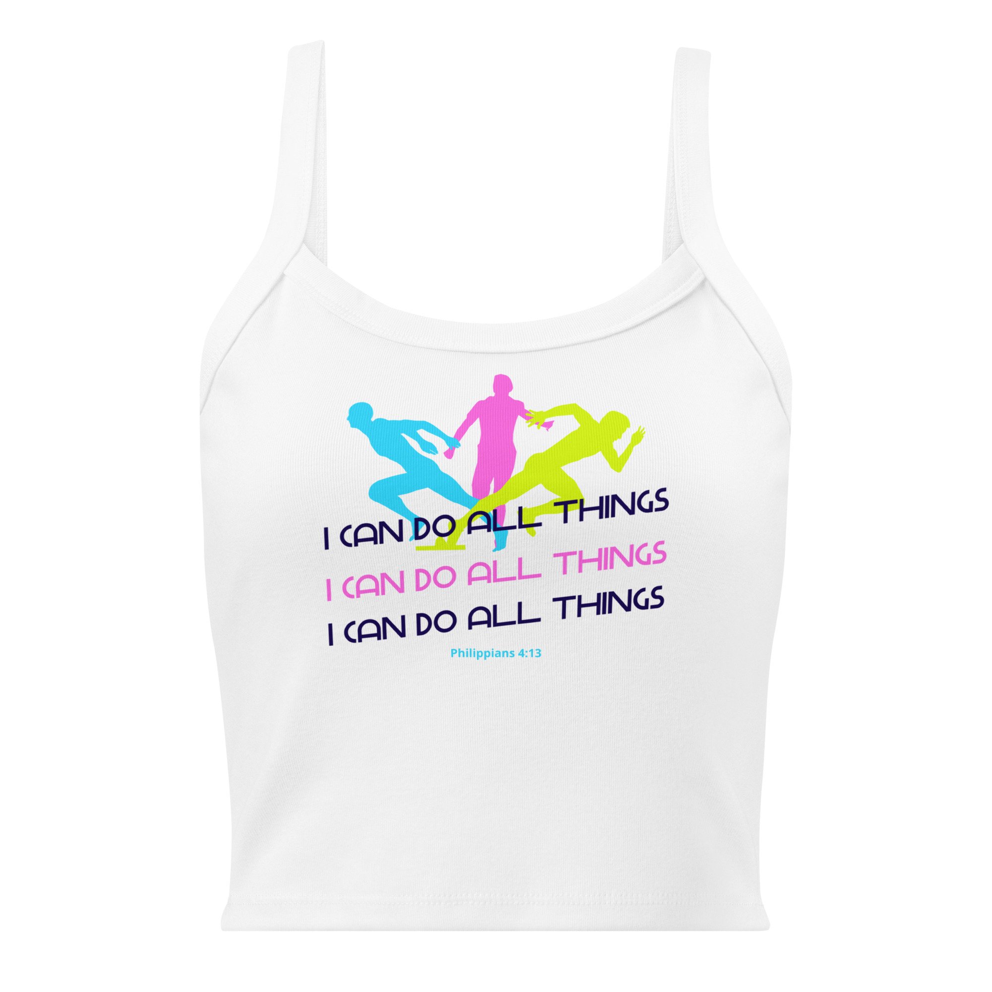Women's Micro-rib Tank Top | Bella + Canvas | I Can Do All Things