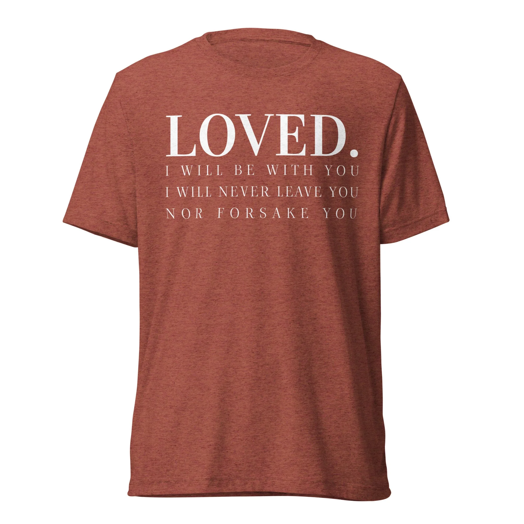 Unisex Lightweight Tri-Blend T-shirt | Bella + Canvas | I Will Be With You