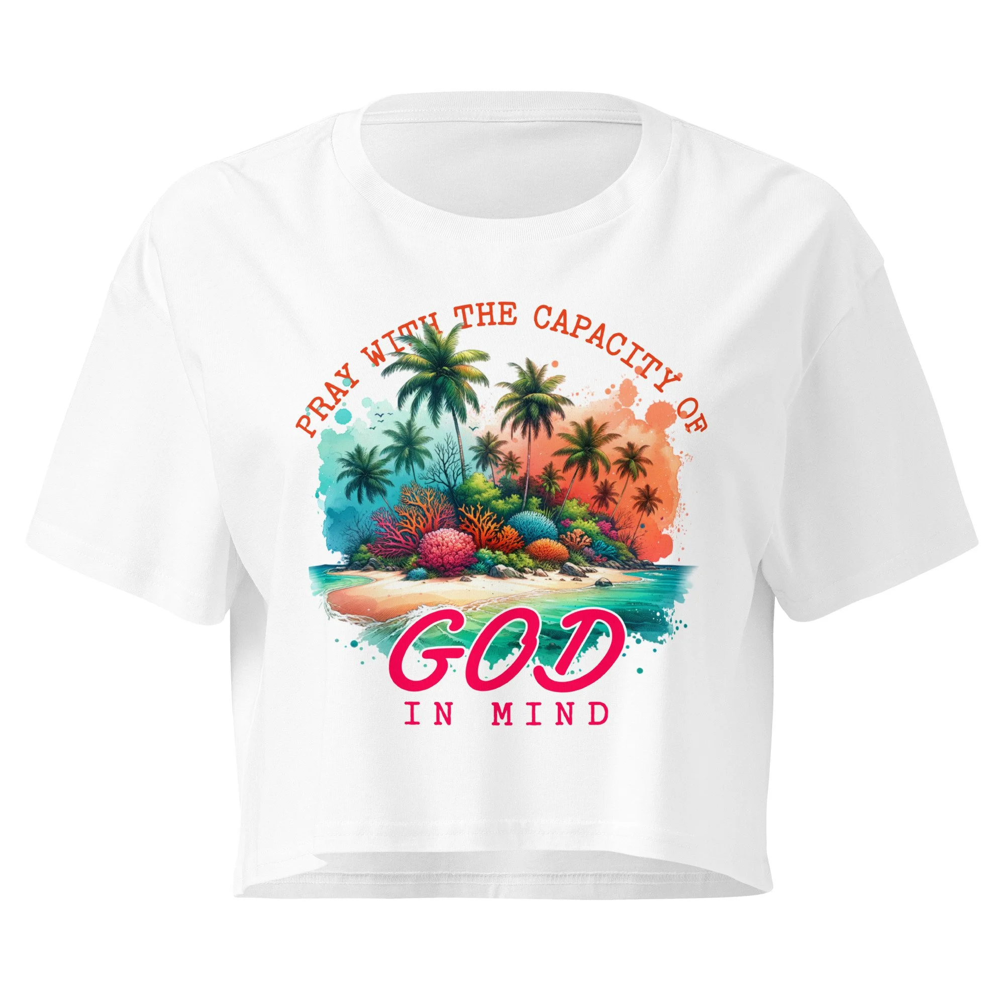 Women’s Crop Top | AS Colour | Capacity of God (Beach)