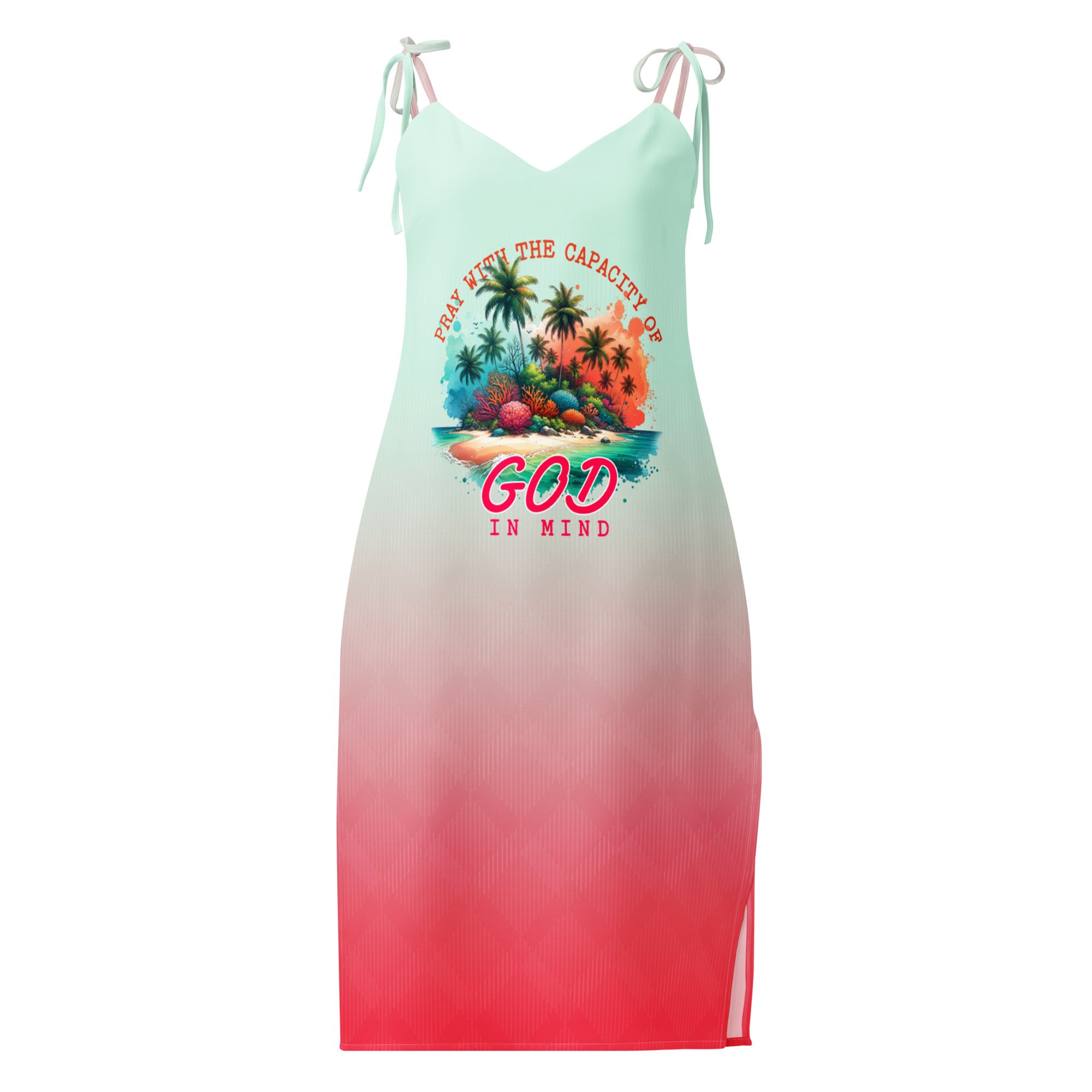 Tie-Strap Midi Dress | Capacity of God (Beach)