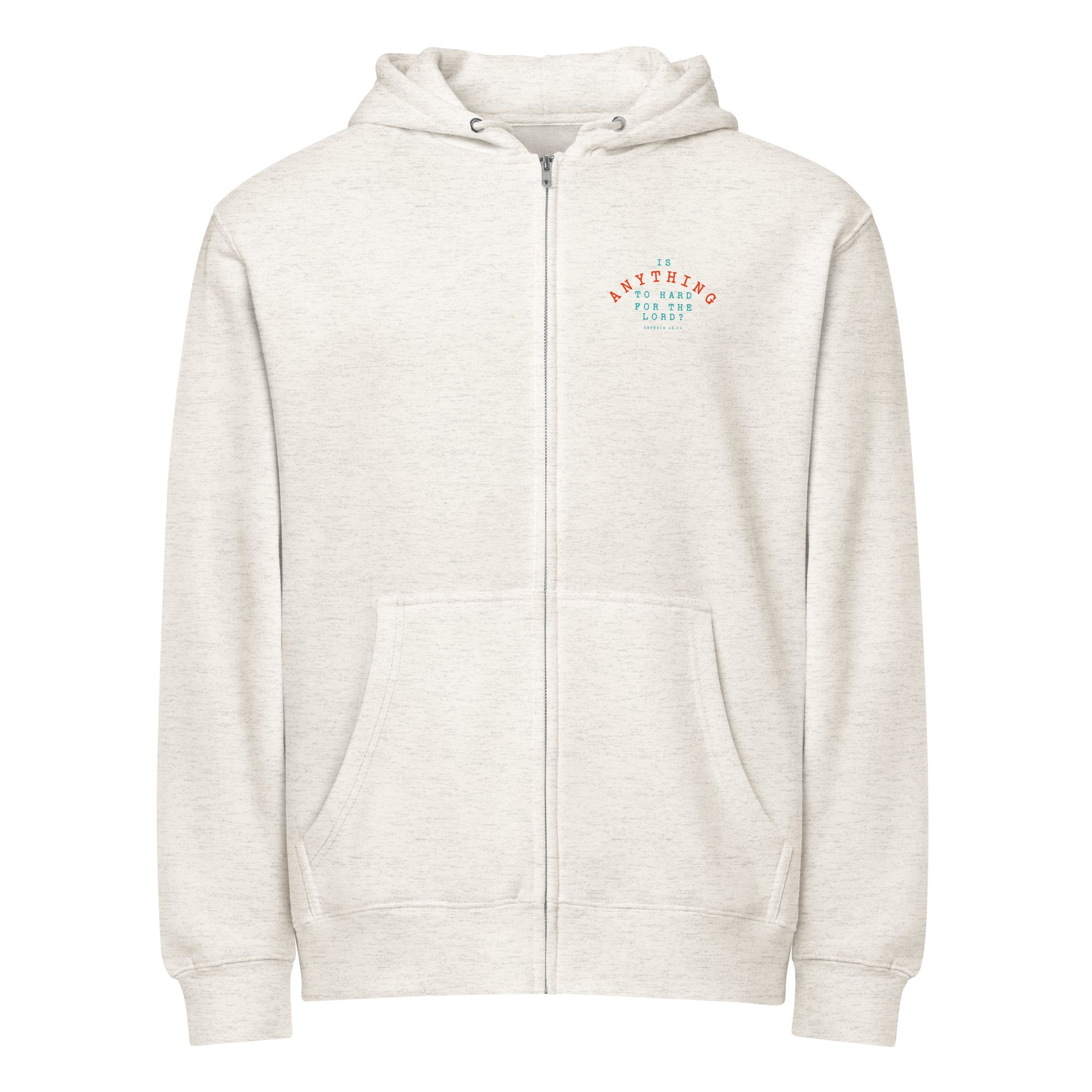 Unisex Premium Full zip Hoodie | Lane Seven | Capacity of God (Beach)