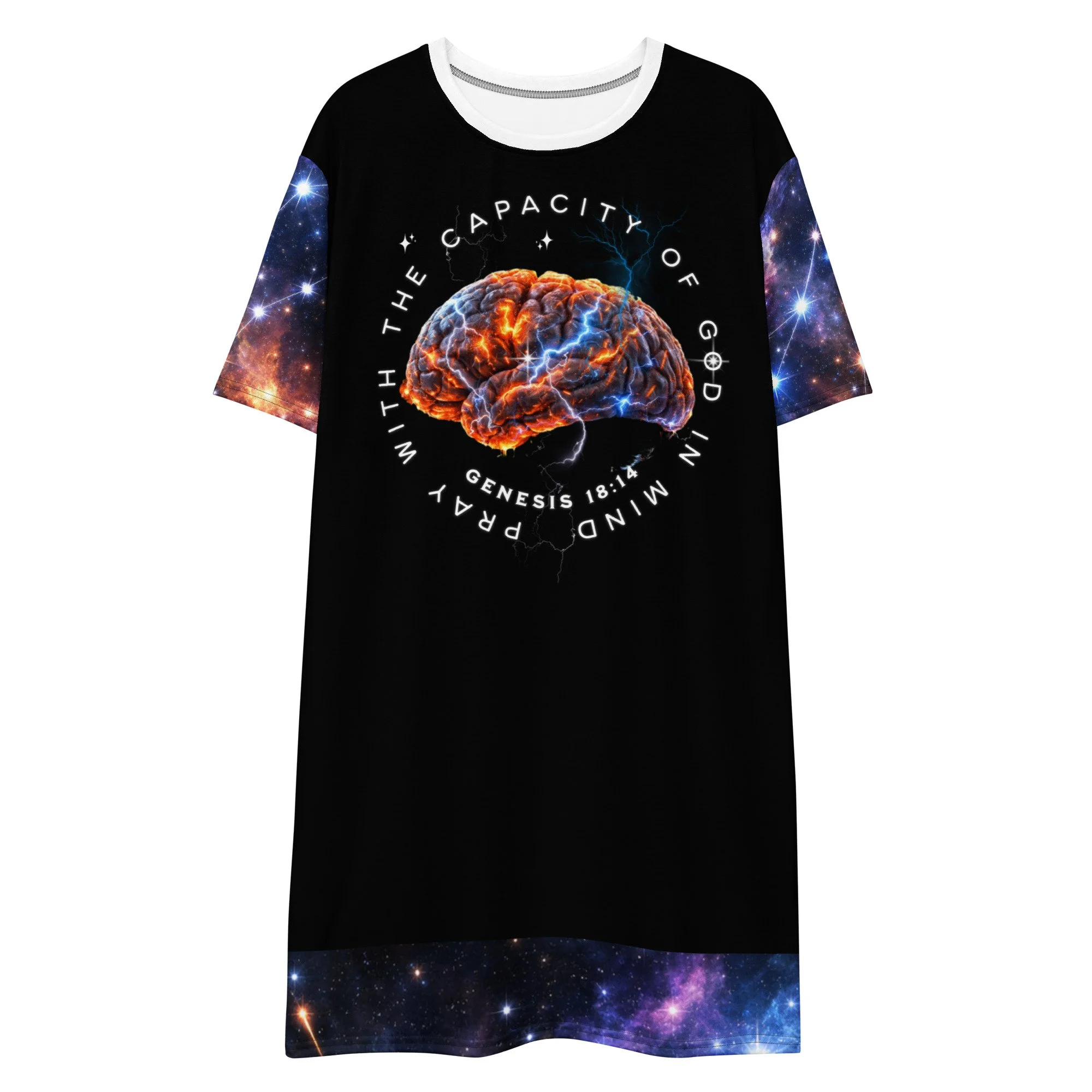 T-shirt Dress | Capacity of God (Brain)