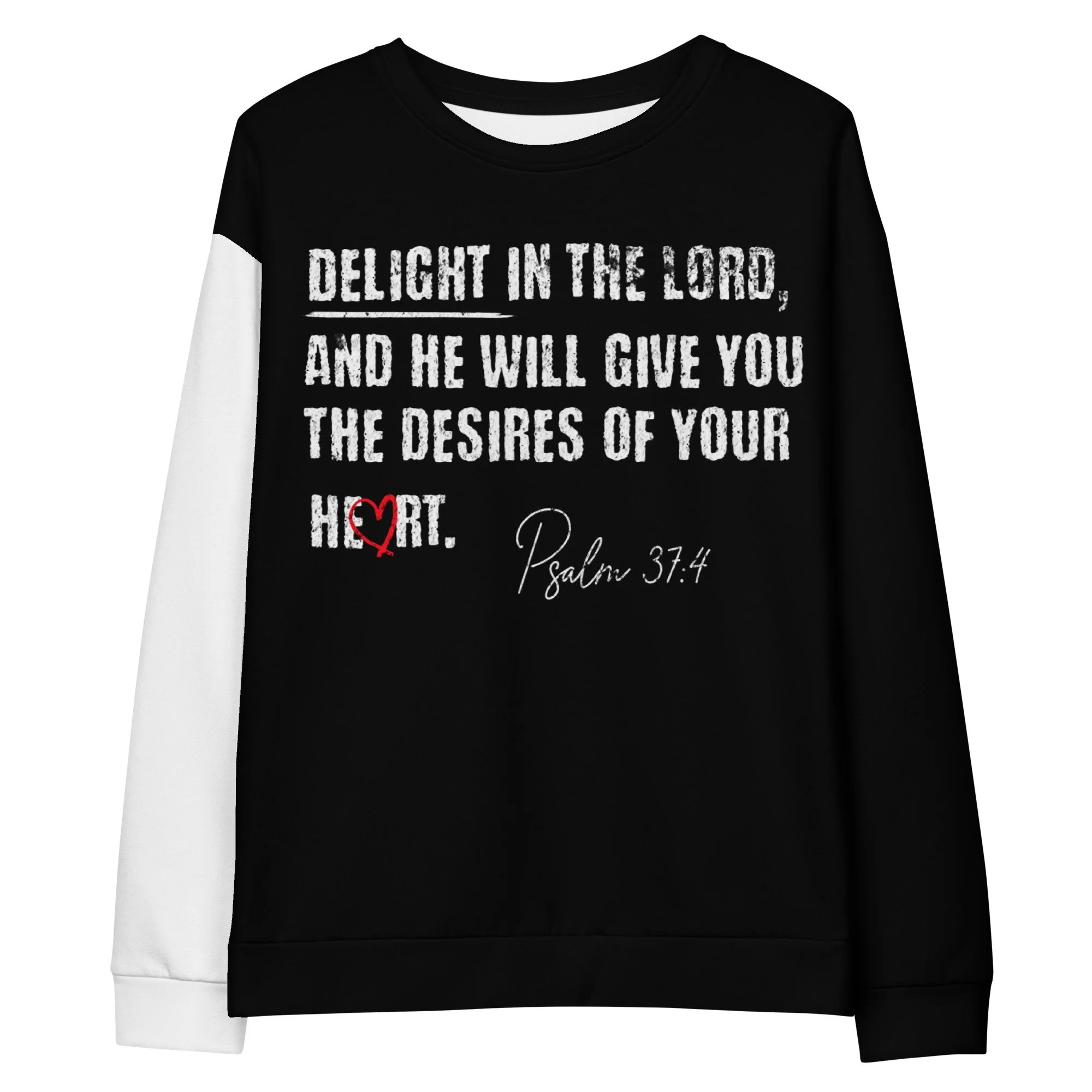 Unisex Cotton Sweatshirt | The One Thing (Hearts)