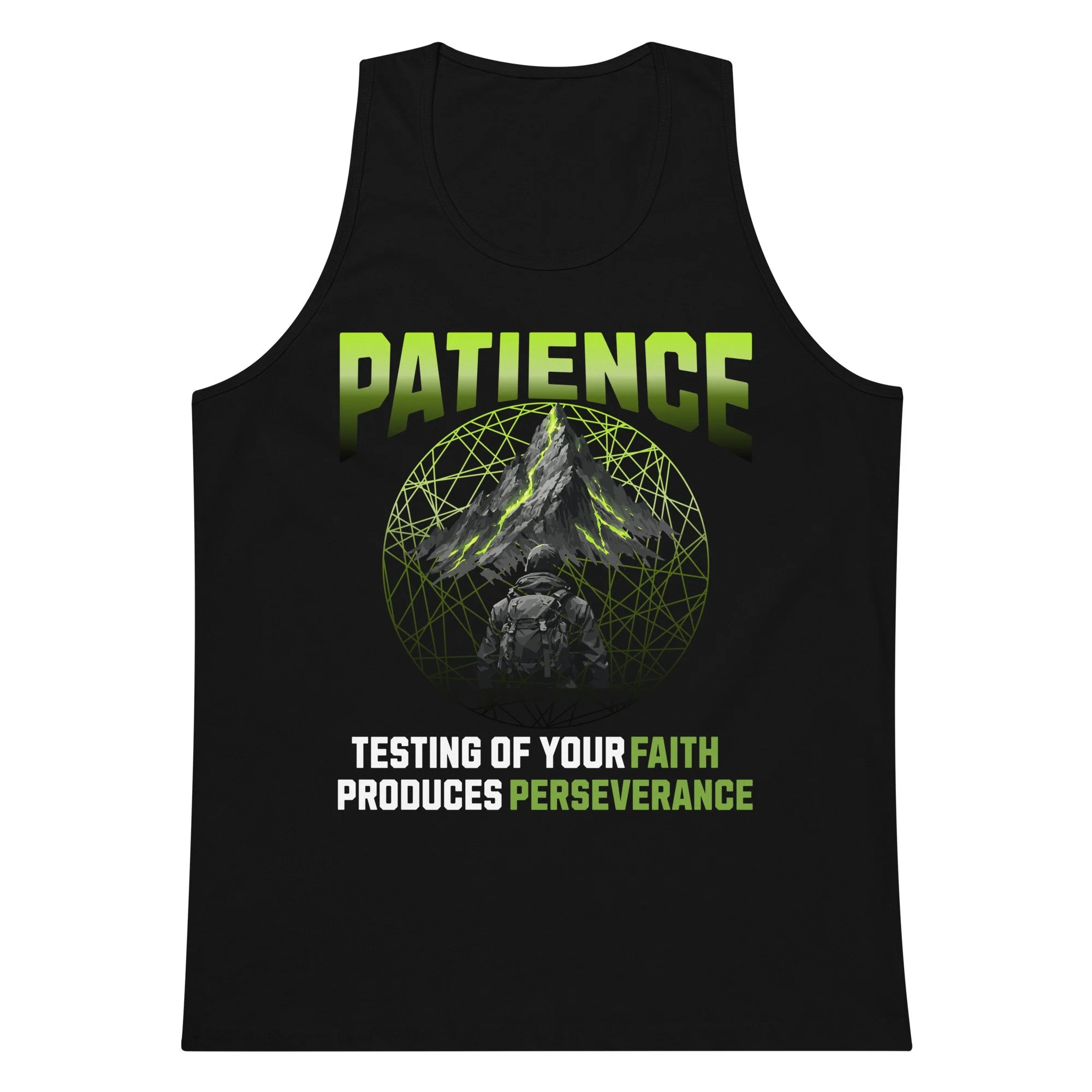 Men’s Premium Tank Top | Cotton Heritage | Patience