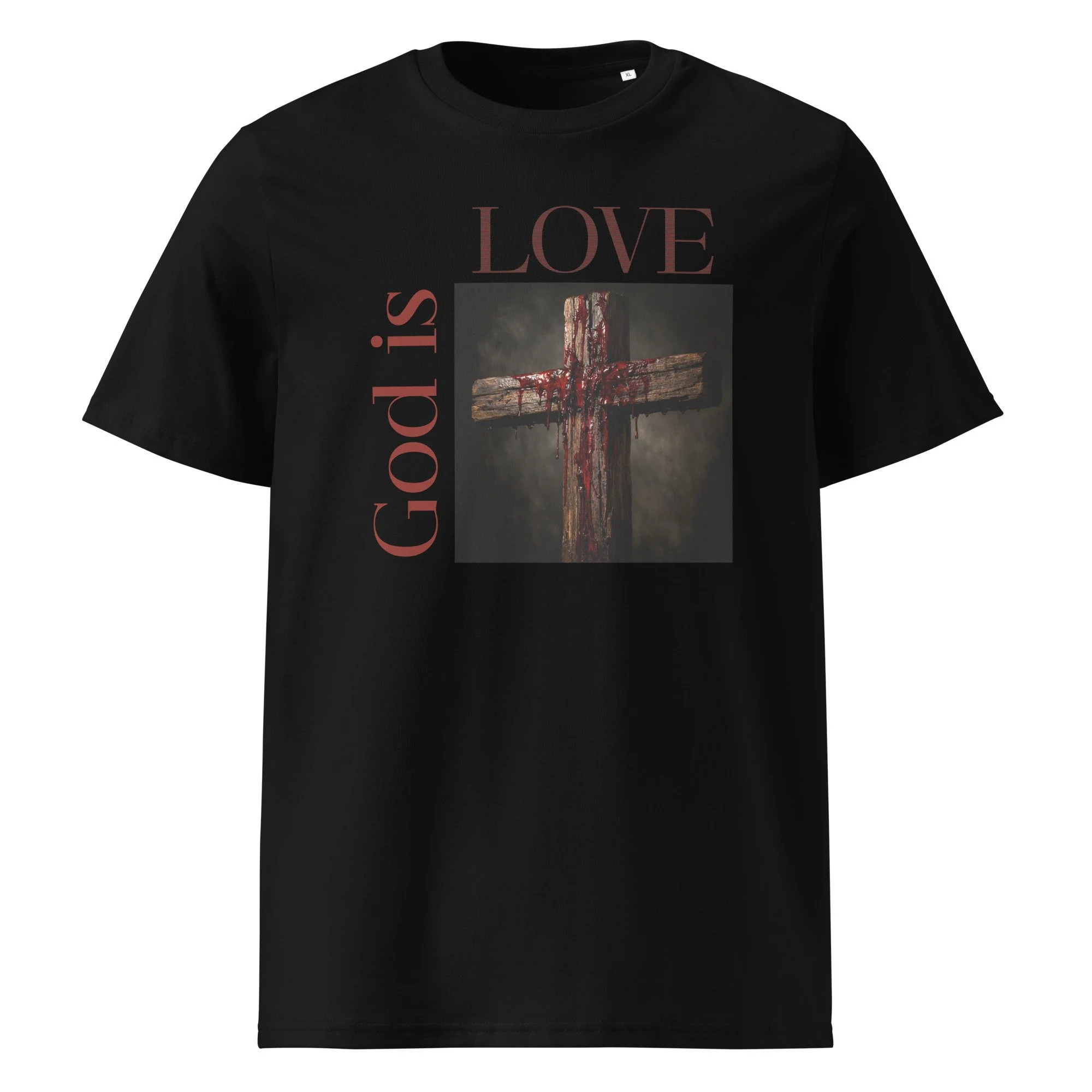 Unisex Organic Ribbed Neck T-shirt | Stanley/Stella | God is Love