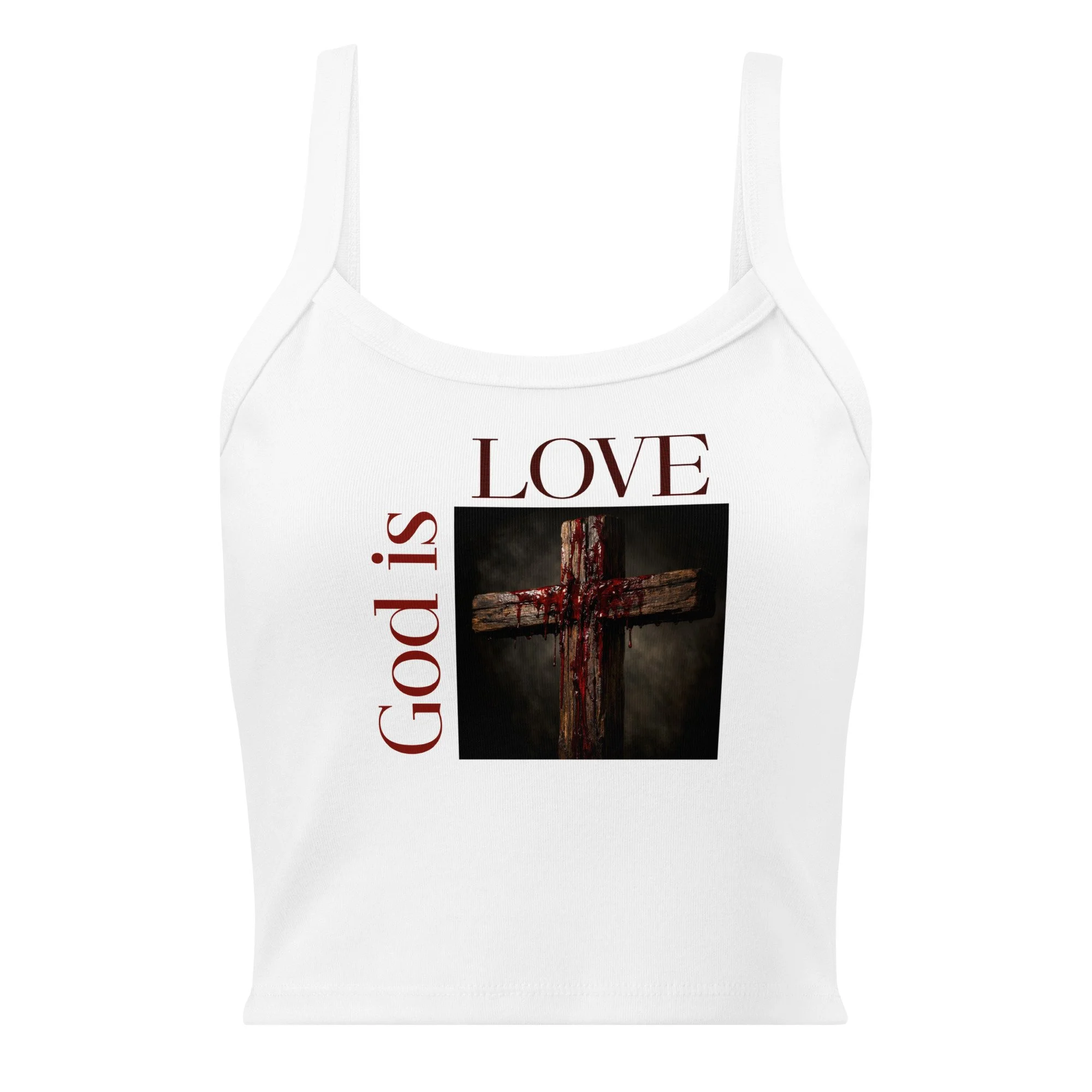 Women's Micro-rib Tank Top | Bella + Canvas | God is Love