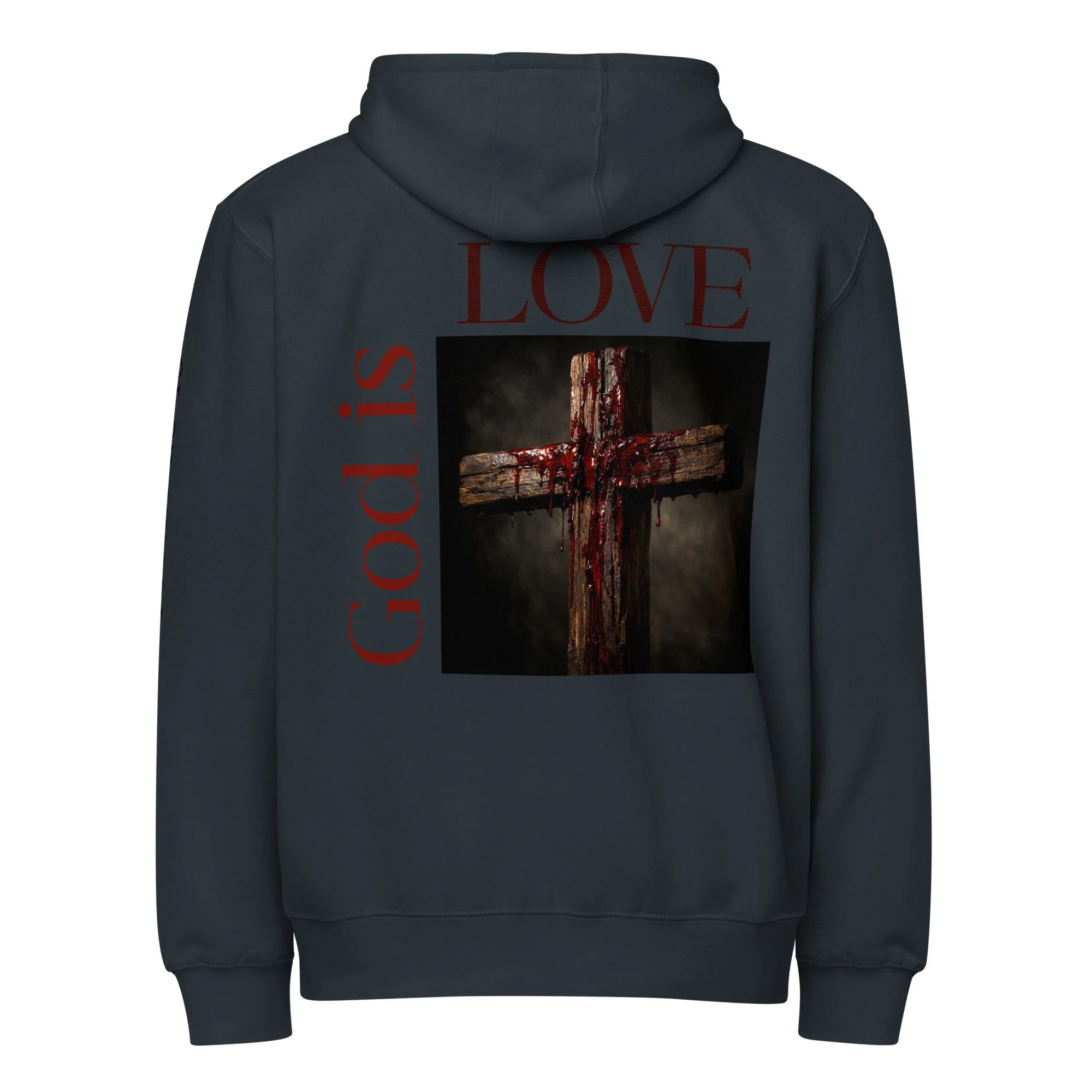 Unisex Premium Full zip Hoodie | Lane Seven | God is Love